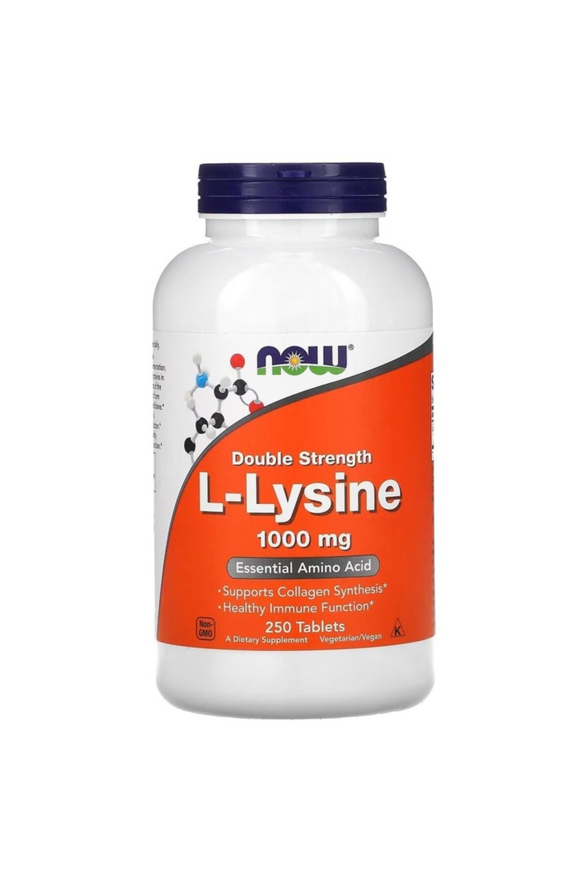 Now Foods L-Lysine 1000 mg 250 veg.Kapsül usa vers.