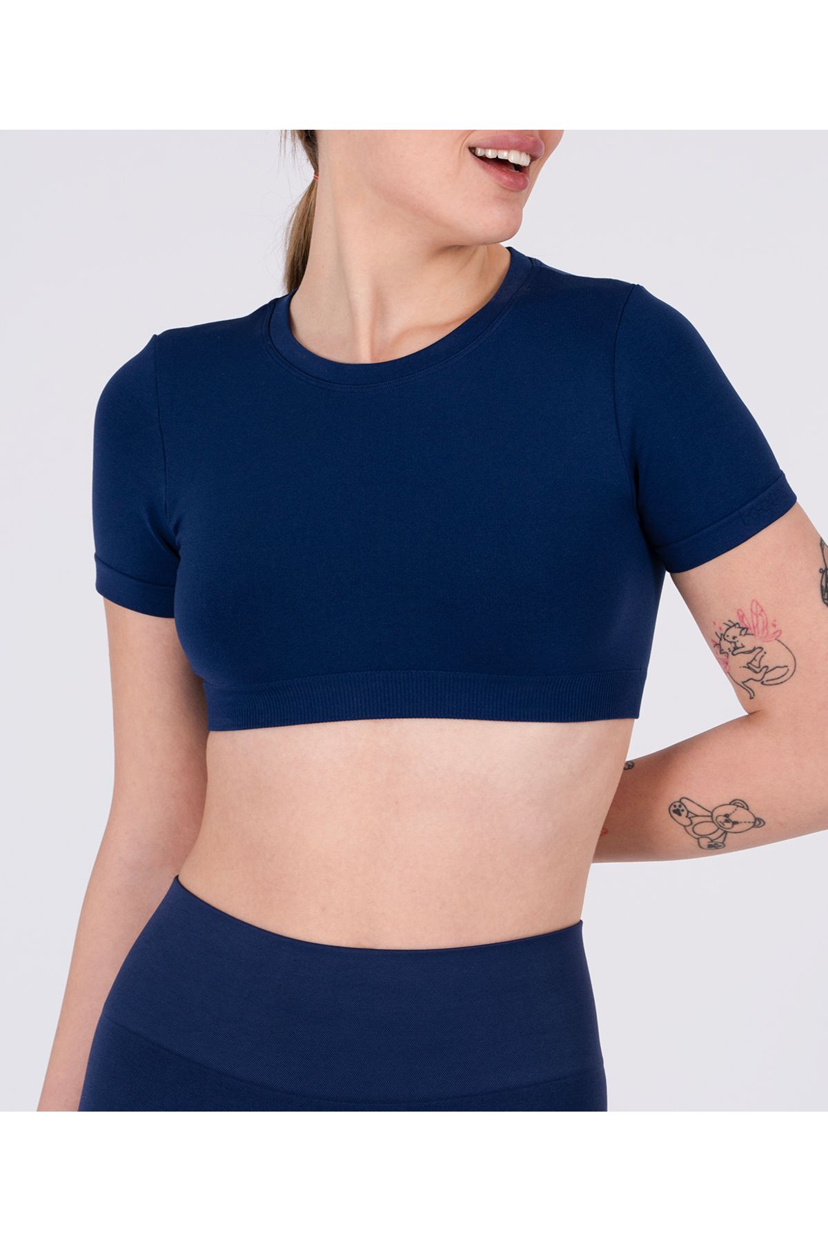 Flow Kısa Kol Crop Top