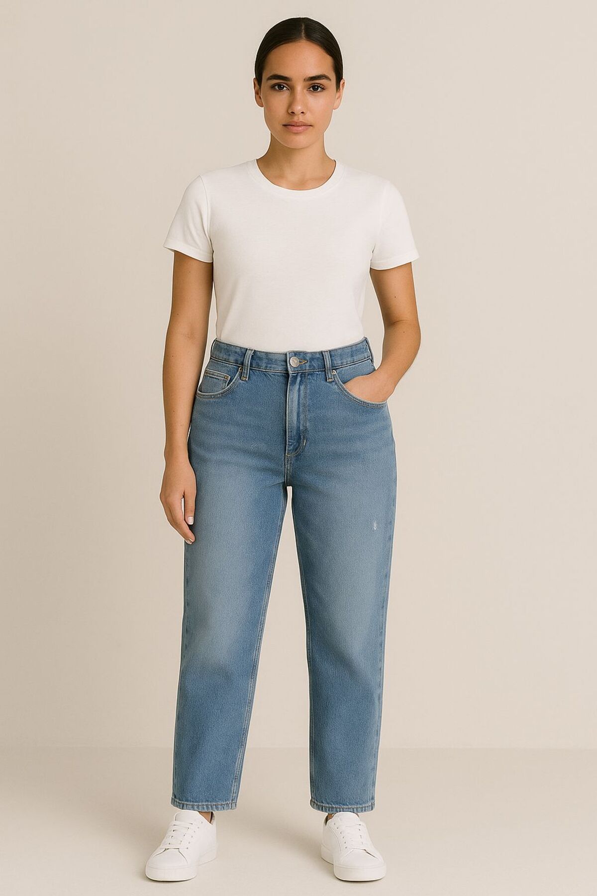 ELONİ JEANS - %100 PAMUK KOT PANTALON
