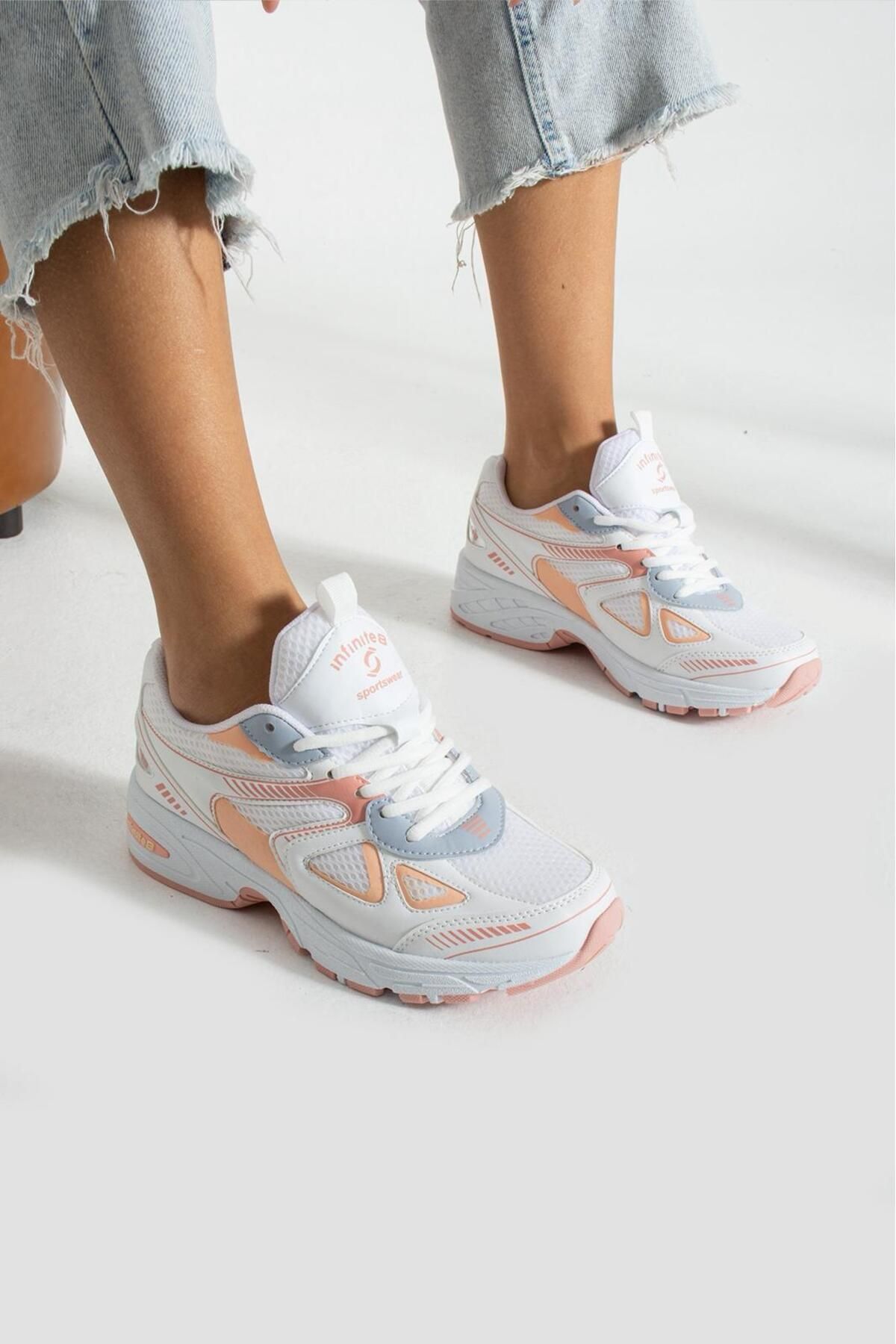 Bukond Kadın, Erkek, Unisex Triko Günlük Yürüyüş Spor Ayakkabısı,Sneaker