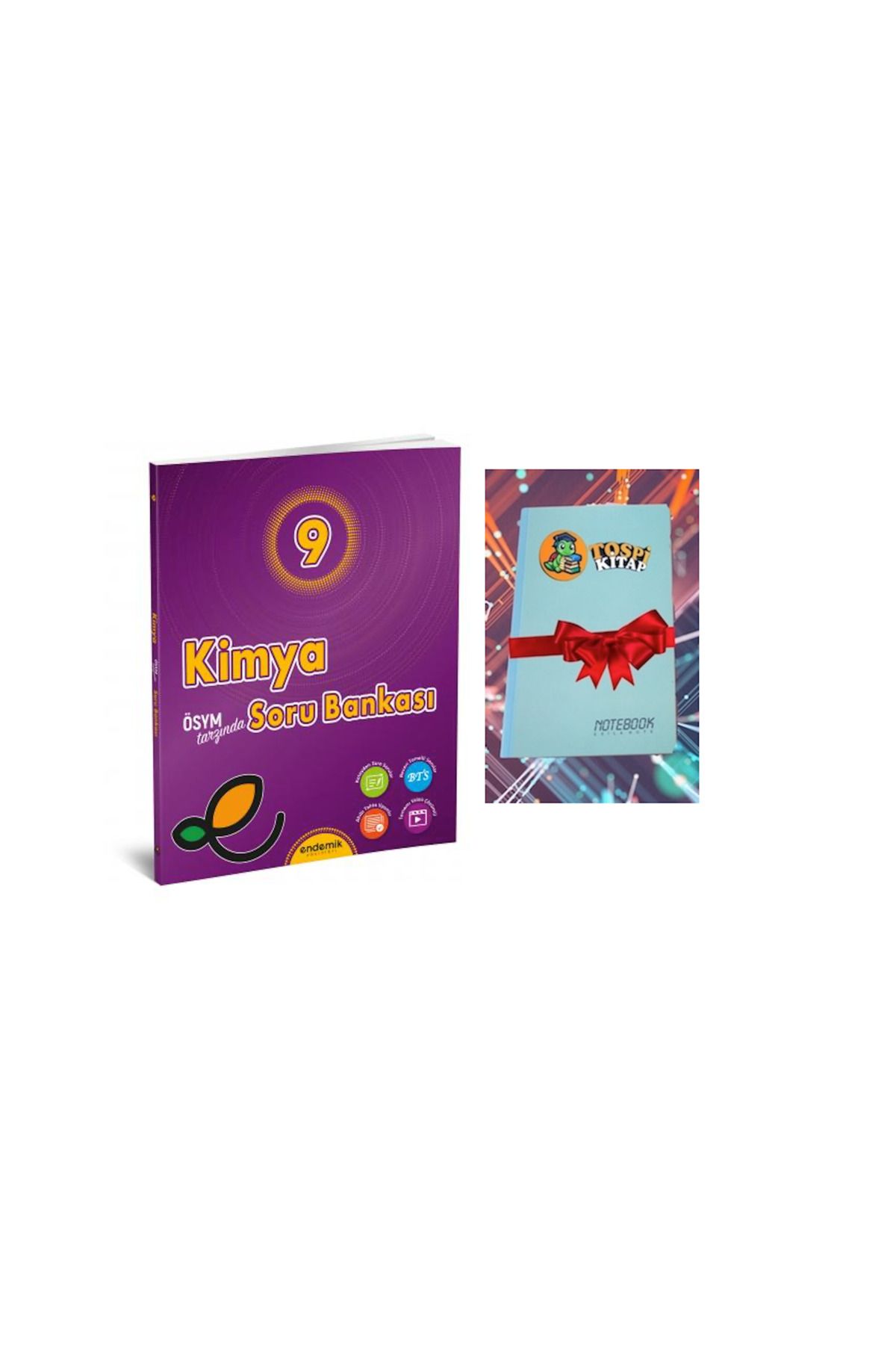Karma Kitaplar 9.Sınıf Kimya Soru Bankası- Yeni (DEFTER HEDİYELİ)