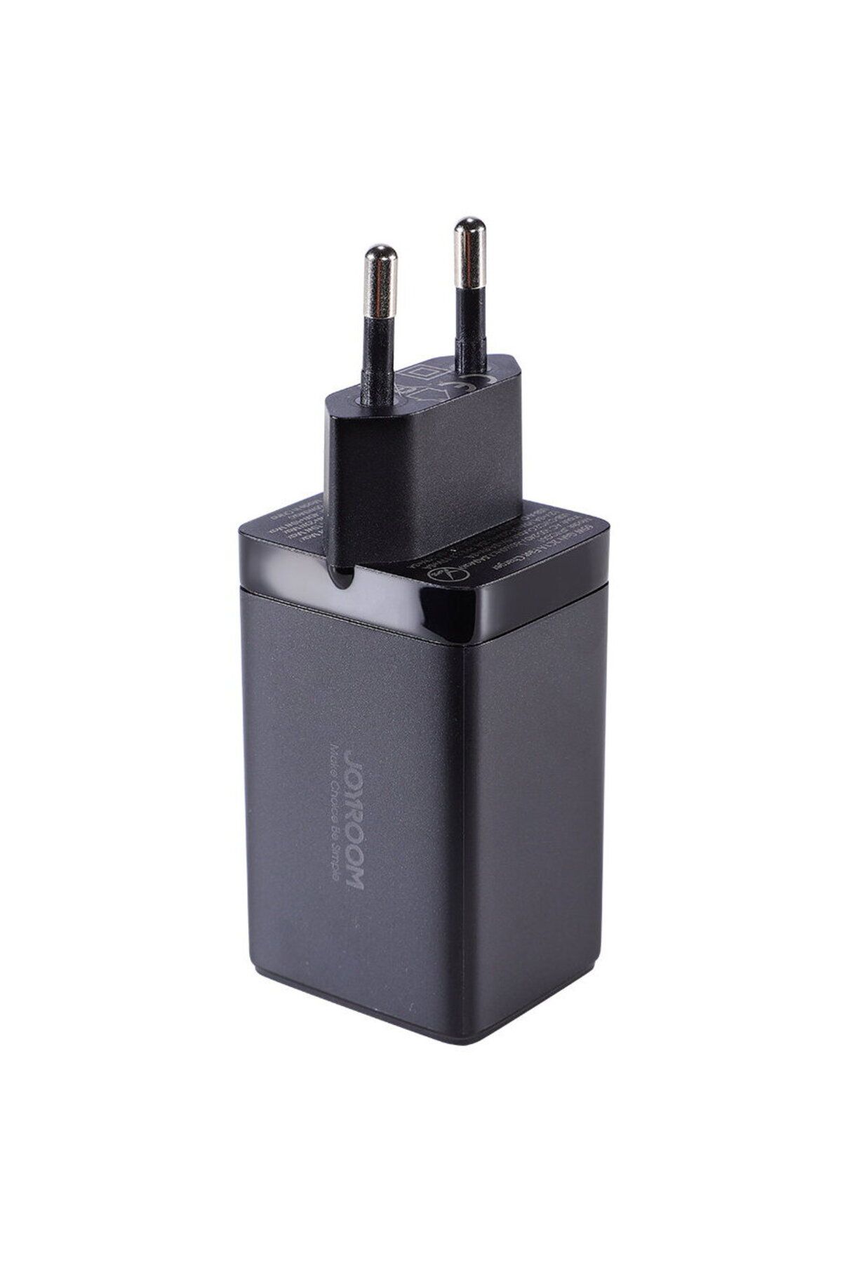REDz Accessories-Adaptor de priză 65w tip C, cablu 3 în 1, Joyroom Jr-tcg01, 2 porturi USB x tip C, negru 6