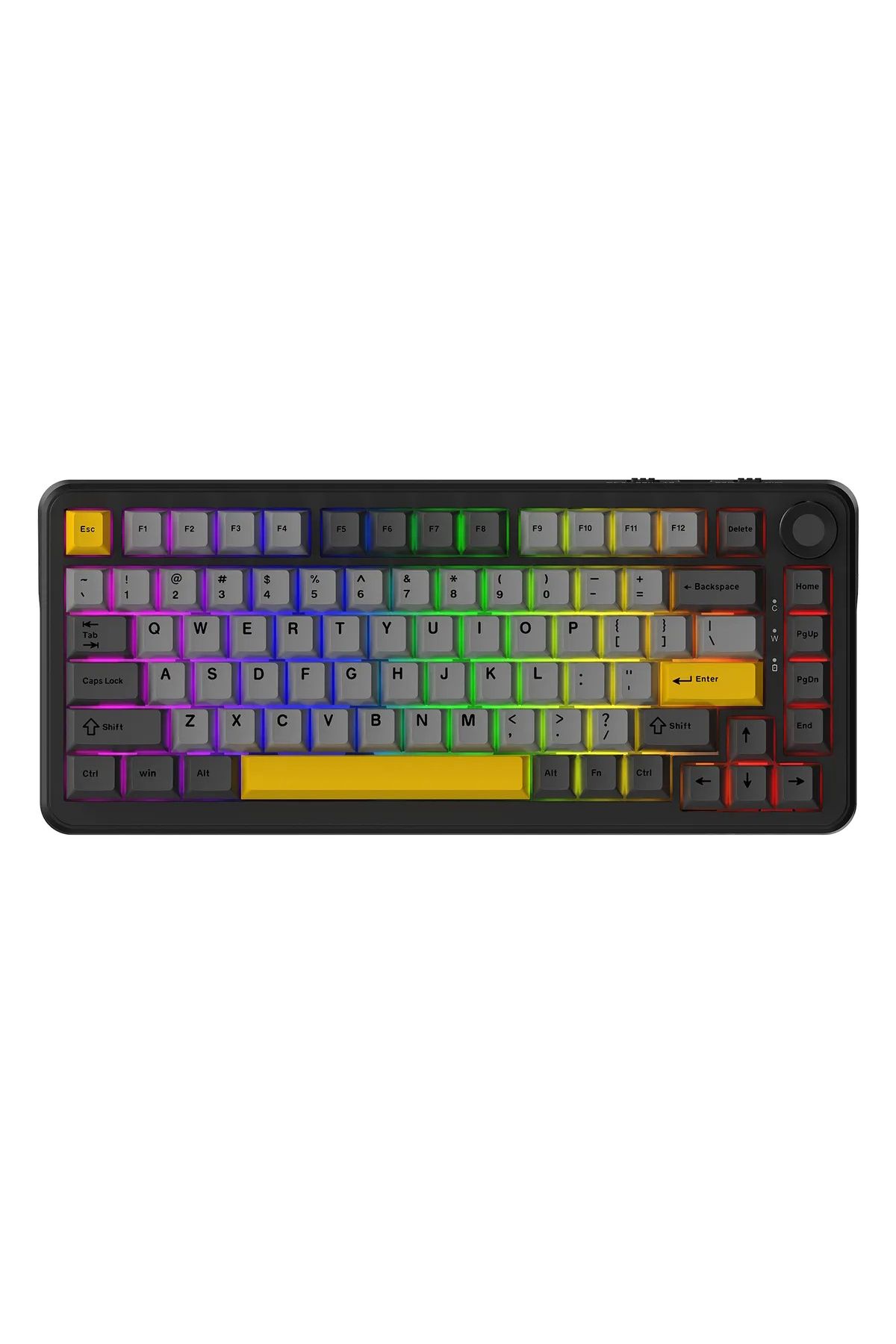 Coverzone Ajazz Ak820 Max Plus Daydream Switch 3 Modlu Mekanik Oyun Klavyesi-8000 Mah Batarya Rgb-hot Swap