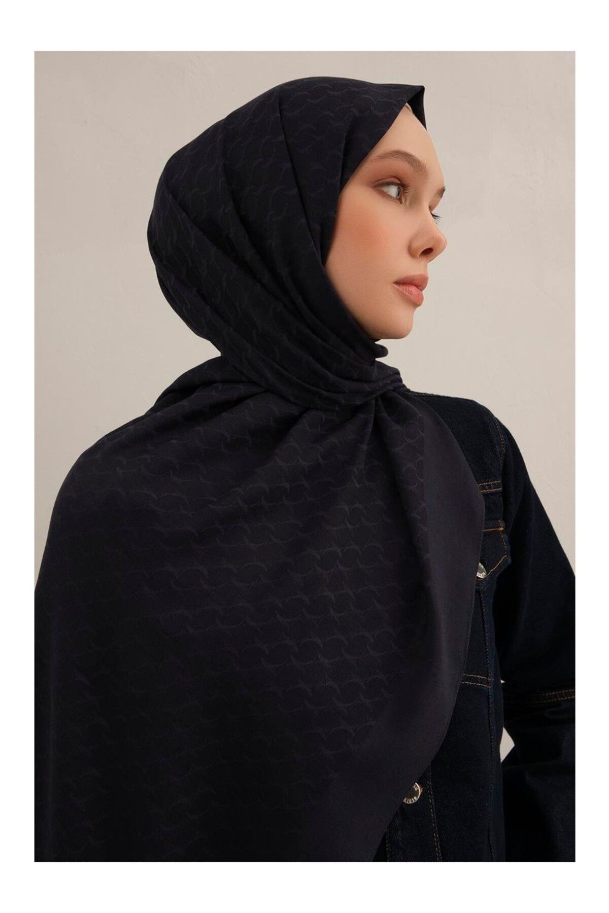 Armine Link Desen Bambu Cotton Şal