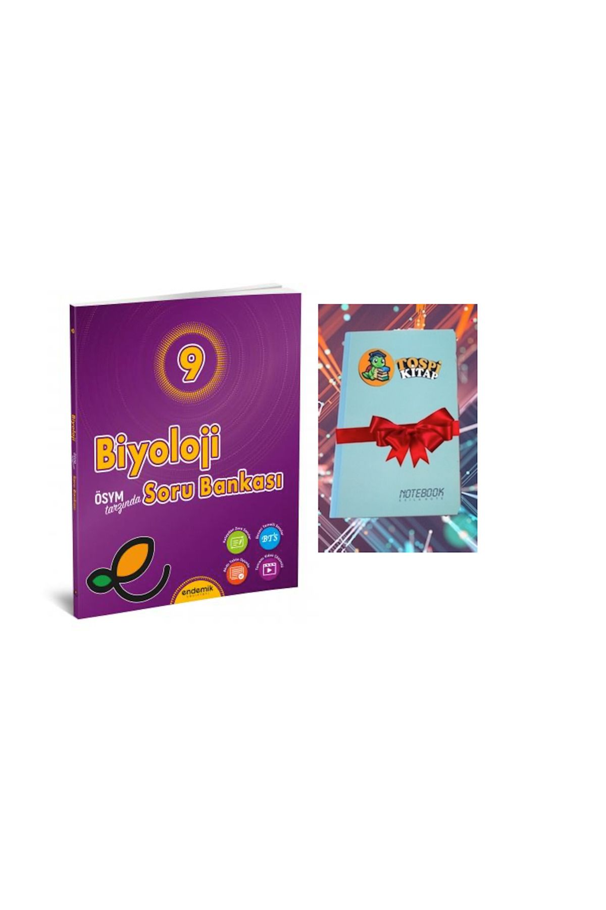 Karma Kitaplar 9.Sınıf BİYOLOJİ Soru Bankası- Yeni (DEFTER HEDİYELİ)