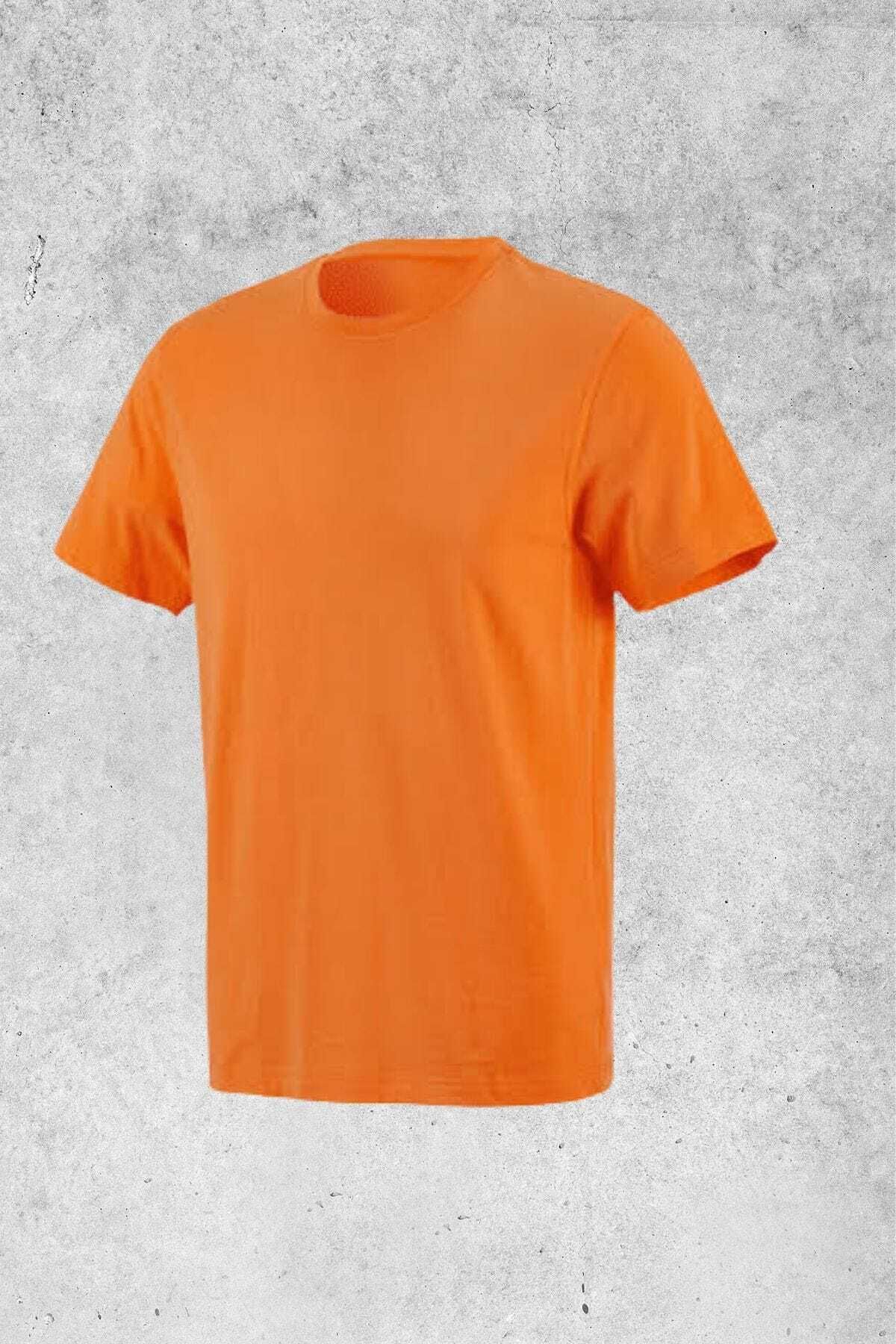 MOLICO Basic unisex Sıfır yaka Kısa kollu Tshirt