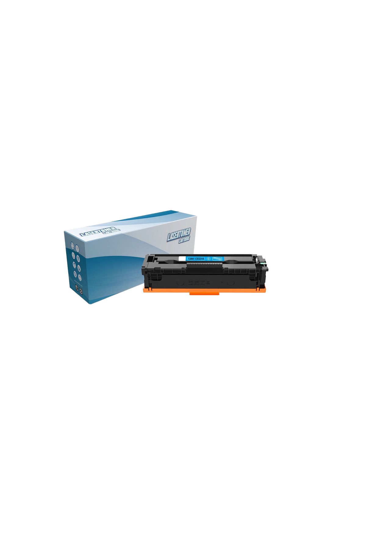 HP 128A-HP Color LaserJet CP1525nw Muadil Toneri Mavi Renk