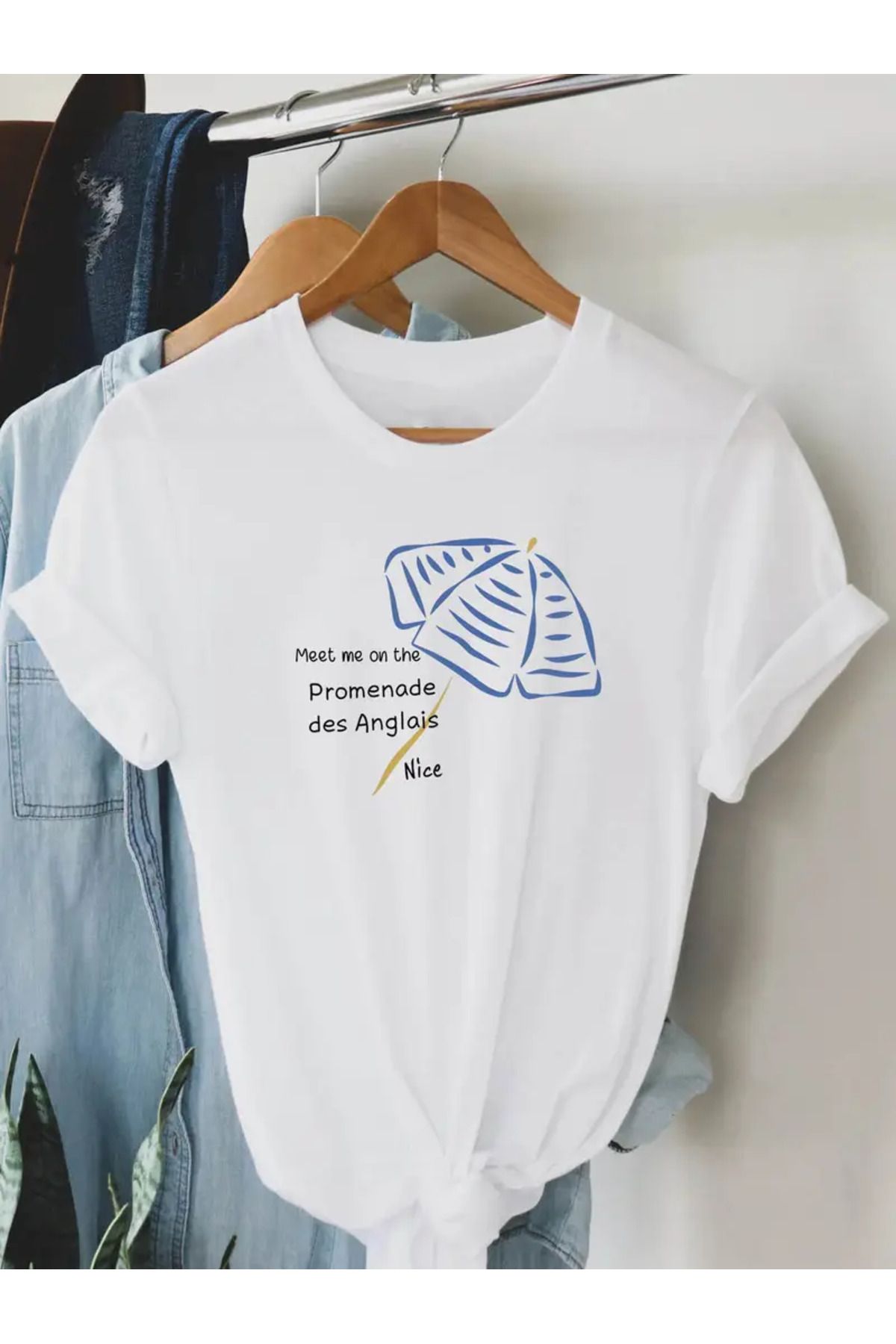 AEMİ Unisex Baskılı %100 Pamuk Oversize T-shirt