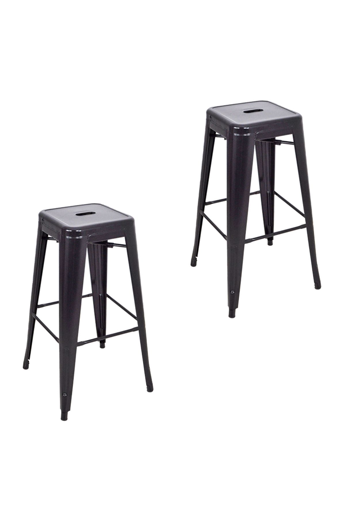 Komposan Tolix Metal Bar Tabure(2 Adet)