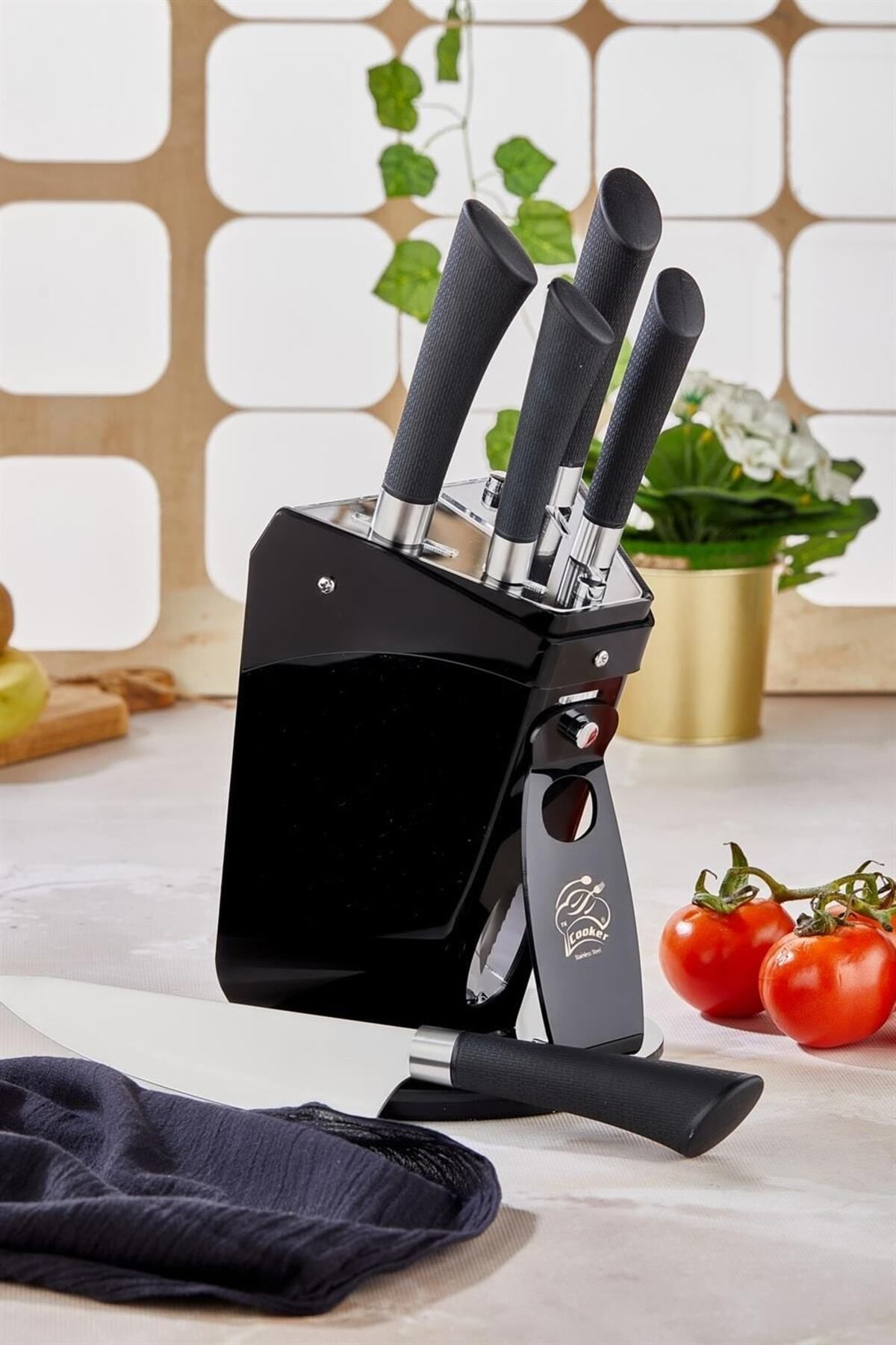 AHLE HOME Özel Renk Lüx 6 Parça Bıçak Seti