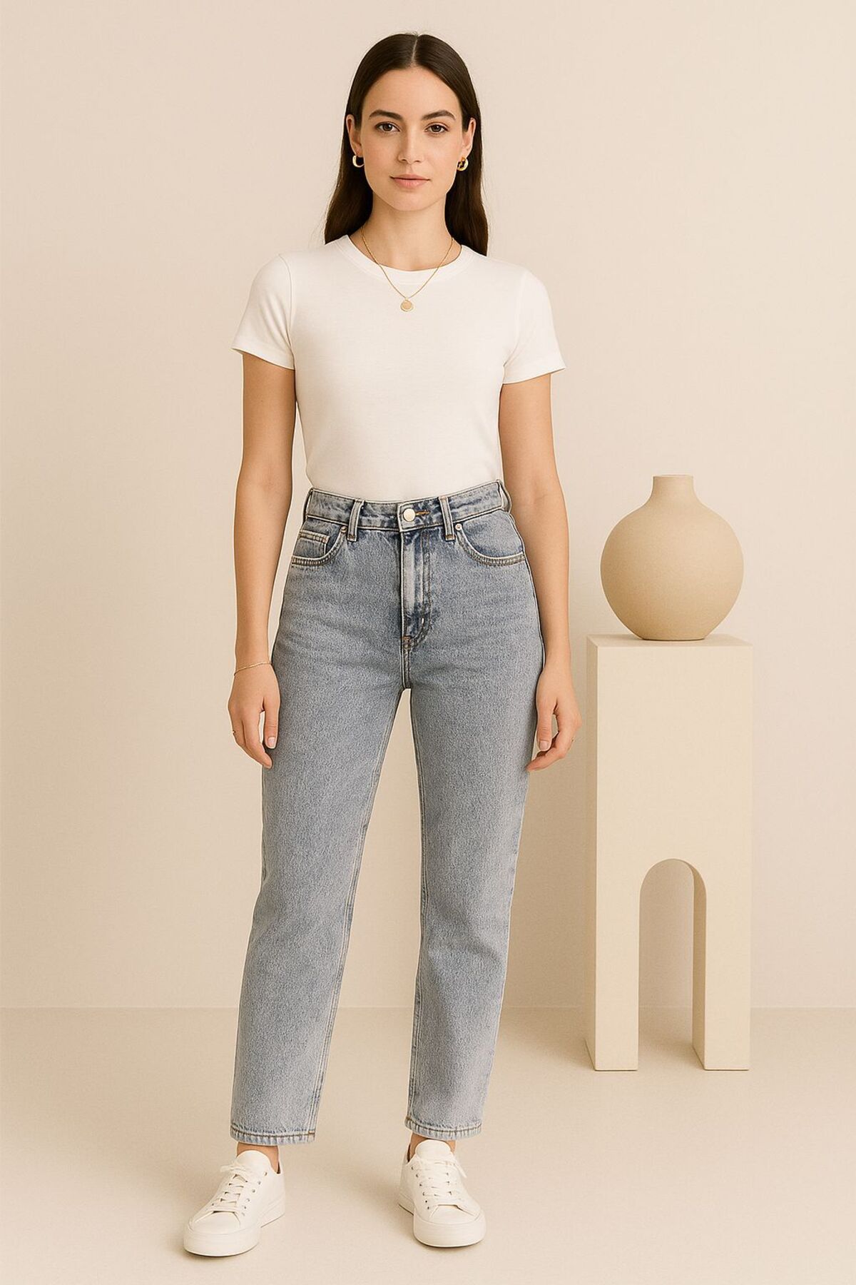 ELONİ JEANS - %100 PAMUK KOT PANTALON