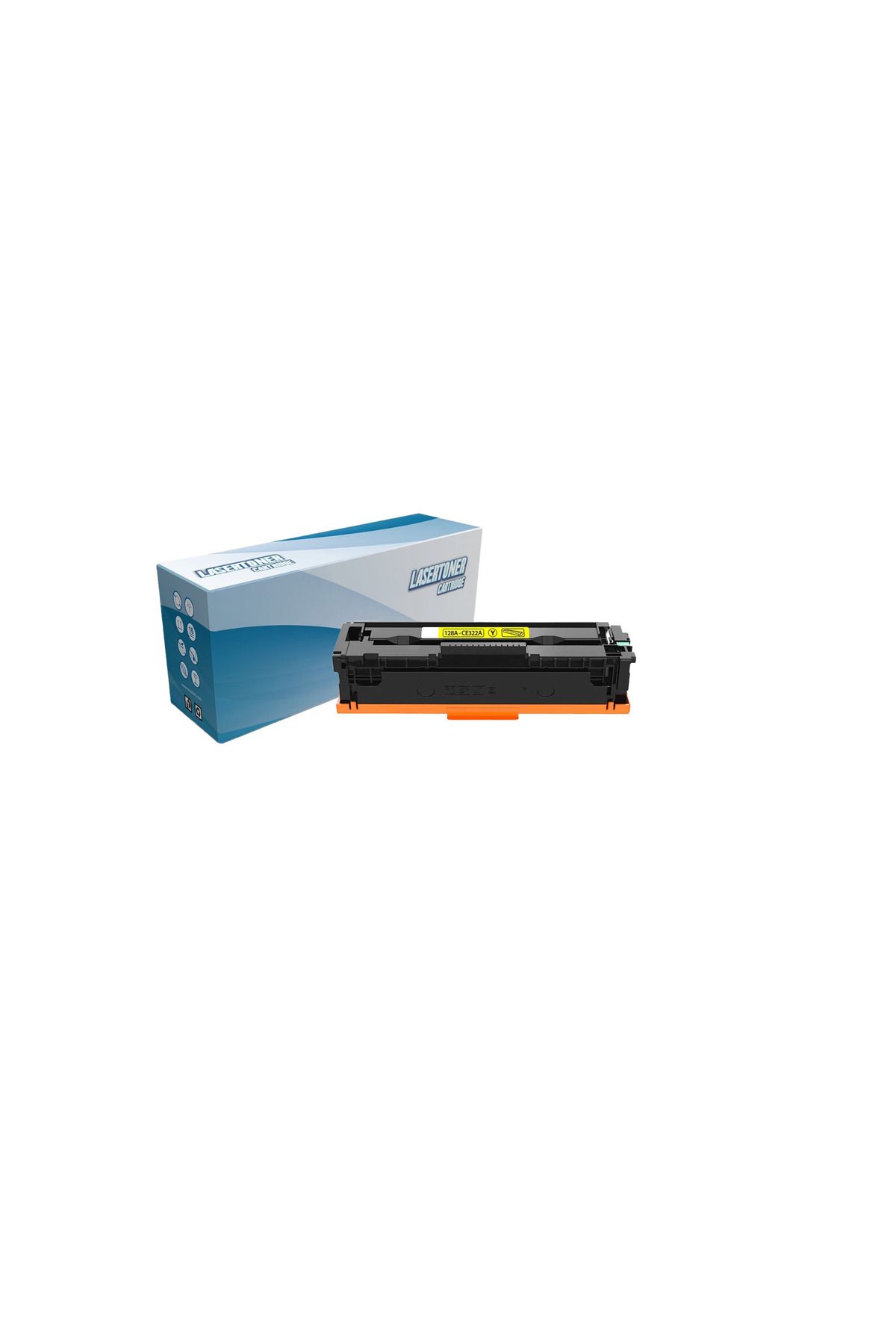 HP 128A-HP Color LaserJet CP1525n Muadil Toneri Sarı Renk