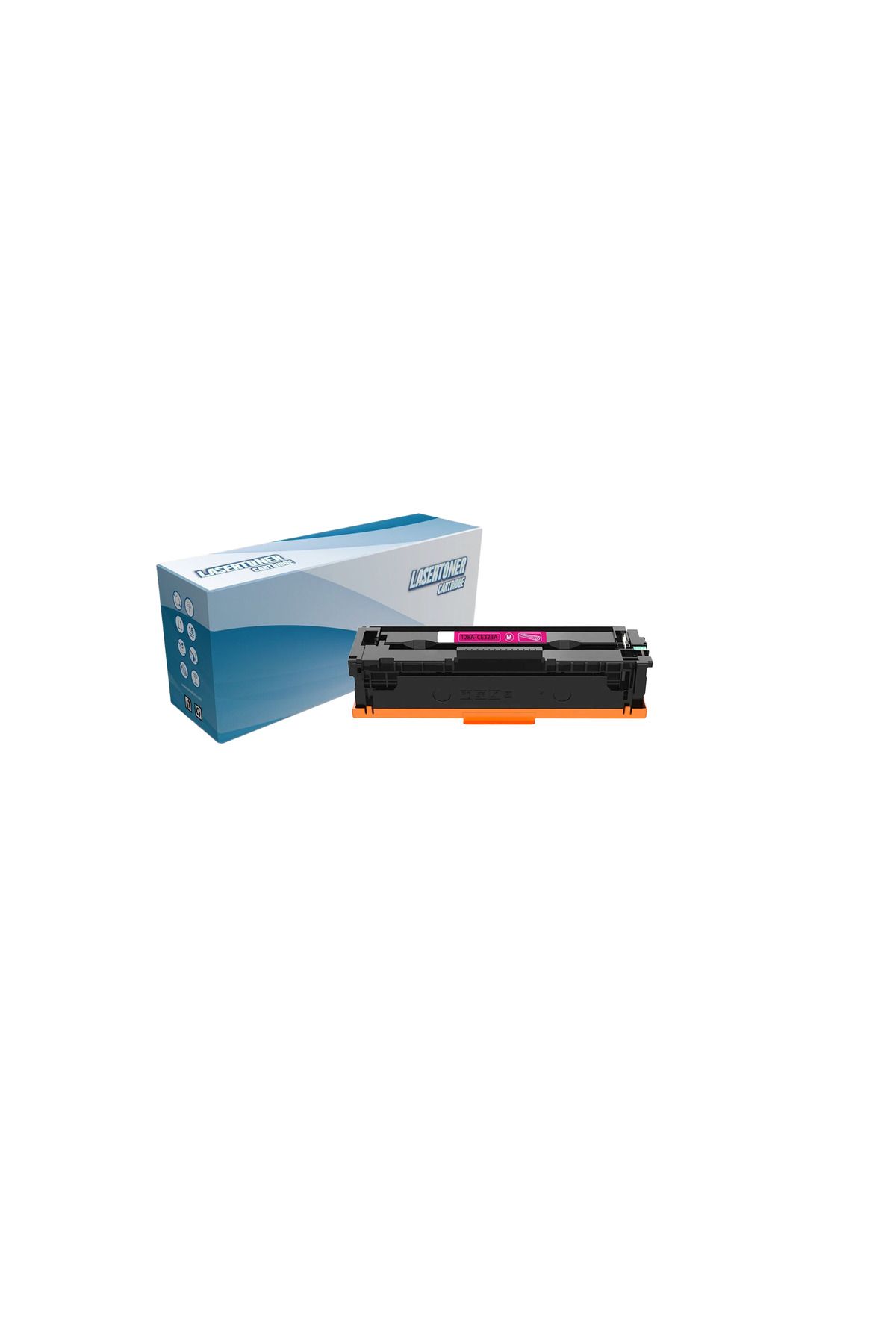 HP 128A-HP Color LaserJet CP1525nw Muadil Toneri Kırmızı Renk