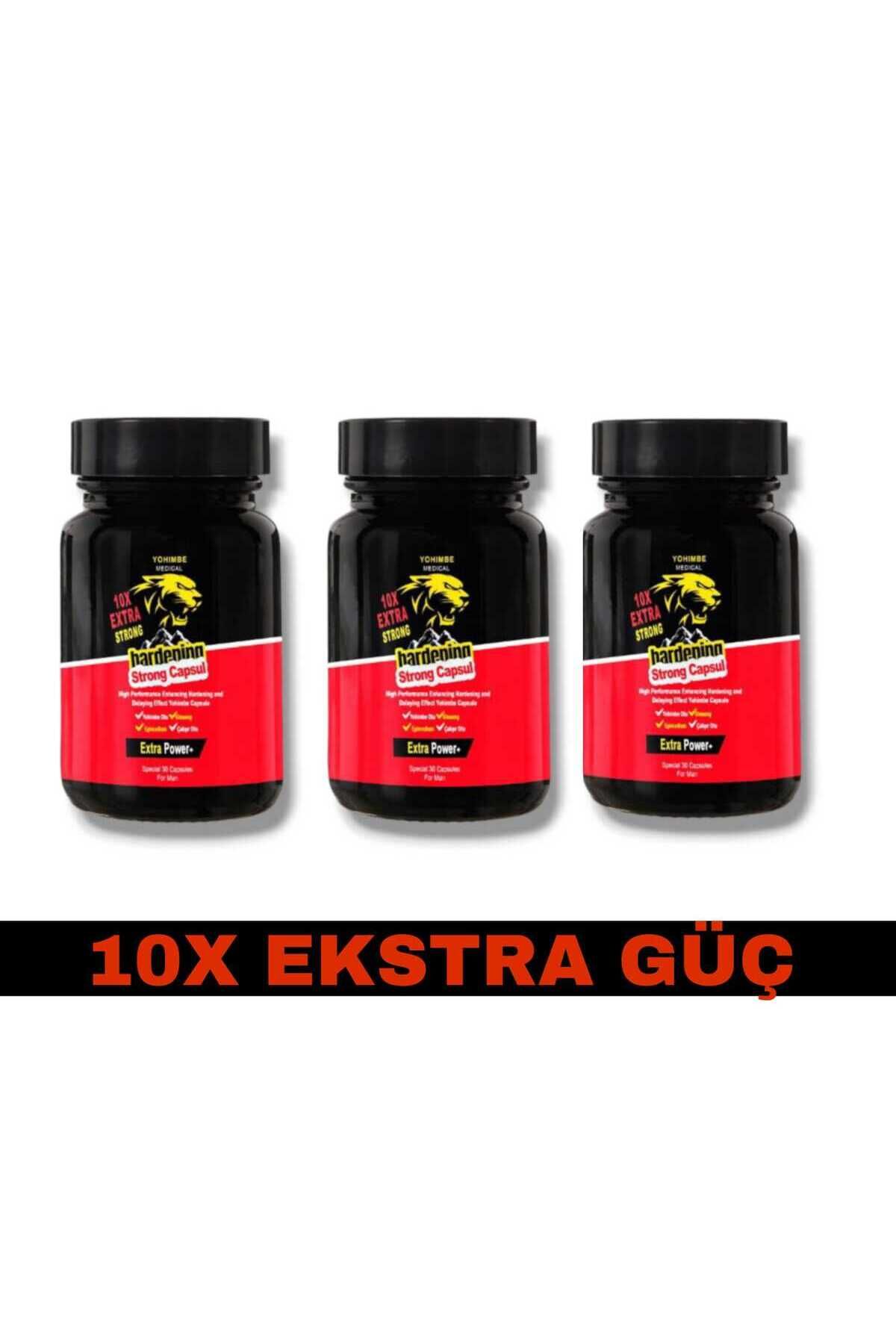 MEDİCREAM Yohimbe Erkeklere Özel Sertleşmeyi ve Performans Gücünü Arttıran 30'lu X 3 Adet