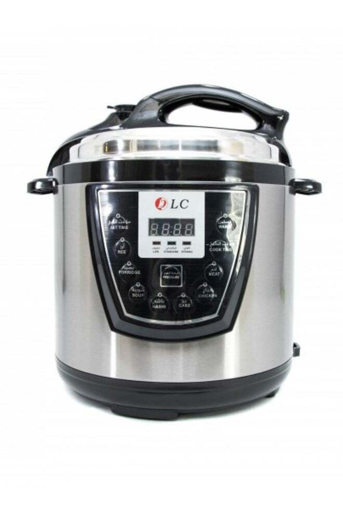 قدر ضغط كهربائي ١٢ لتر ١٥٠٠ واط DLC-٣٠٢٢ فضي/أسود