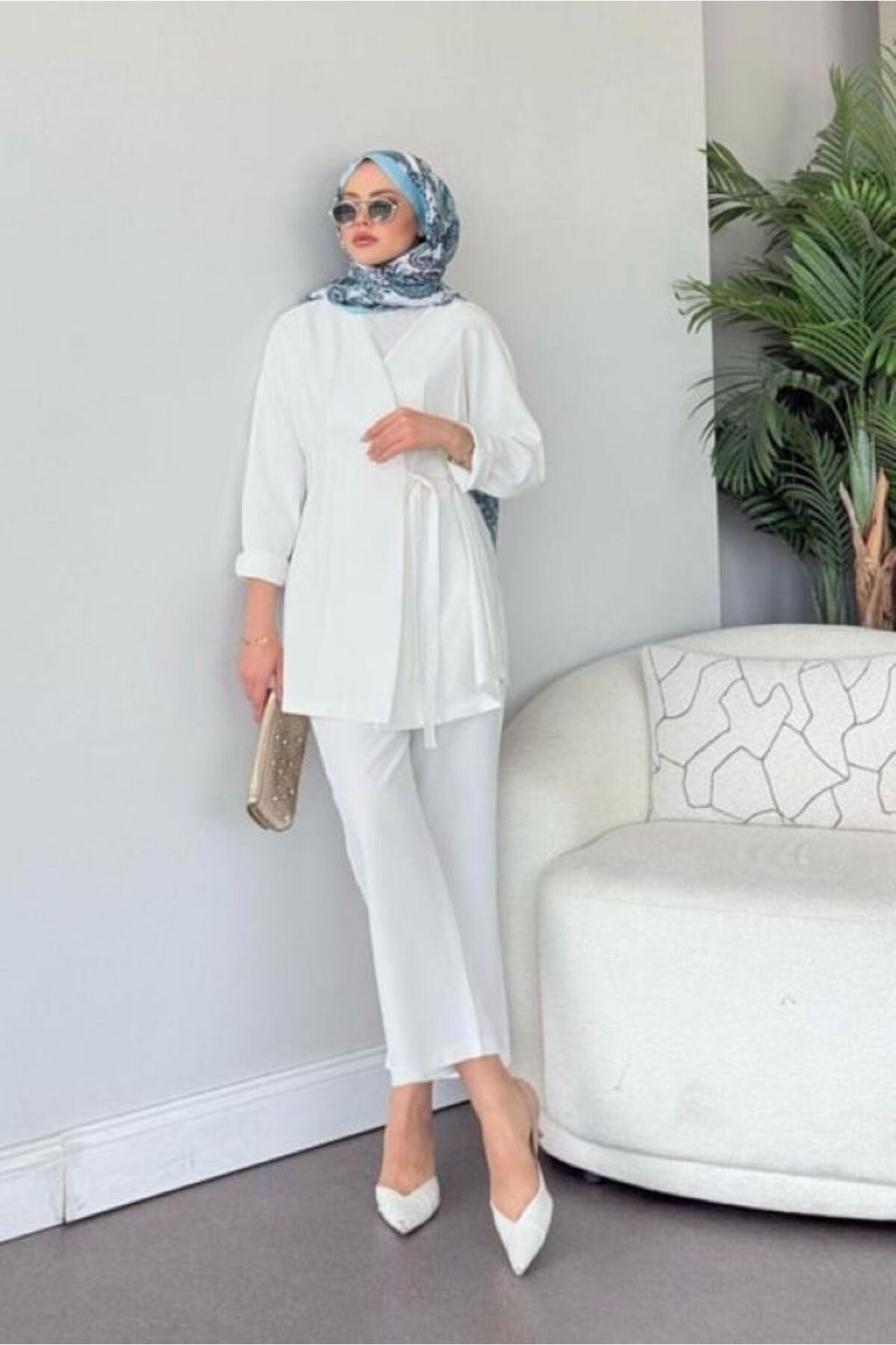 Sezi Moda Giyim Dora Bağlamalı Takım