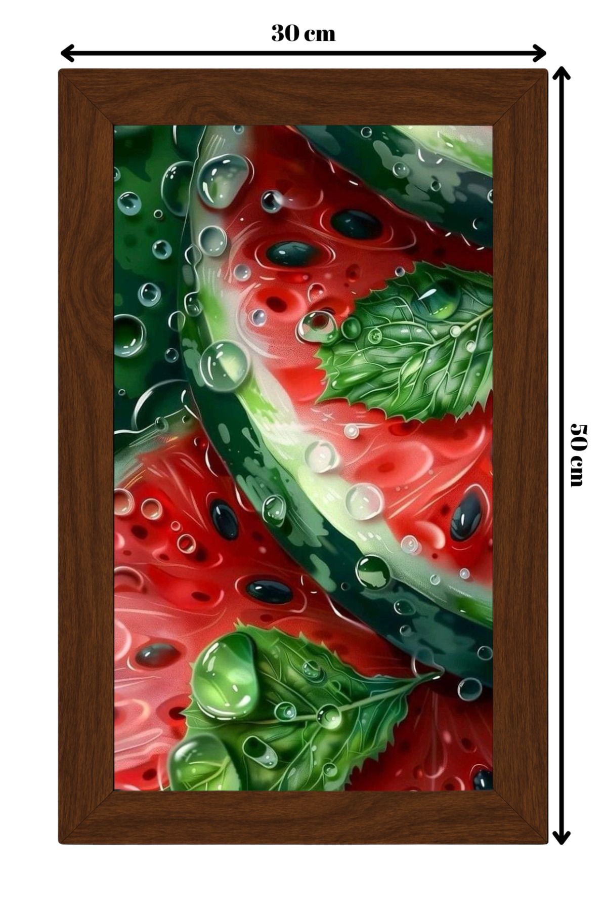 ColorCraft SERAMİK ÜZERİNE AHŞAP ÇERÇEVELİ 30x50cm TABLO NO:45