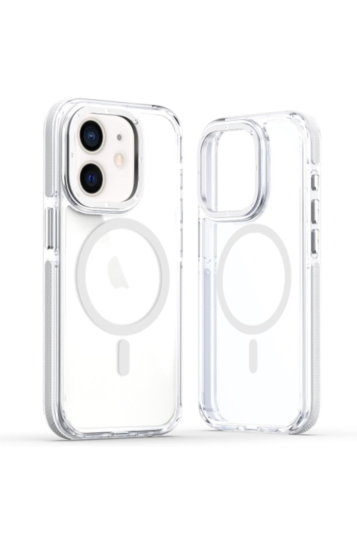 Teleplus iPhone 12 Kılıf Manyetik Şarj Özellikli PX Acrylic Hybrid TPU Kapak