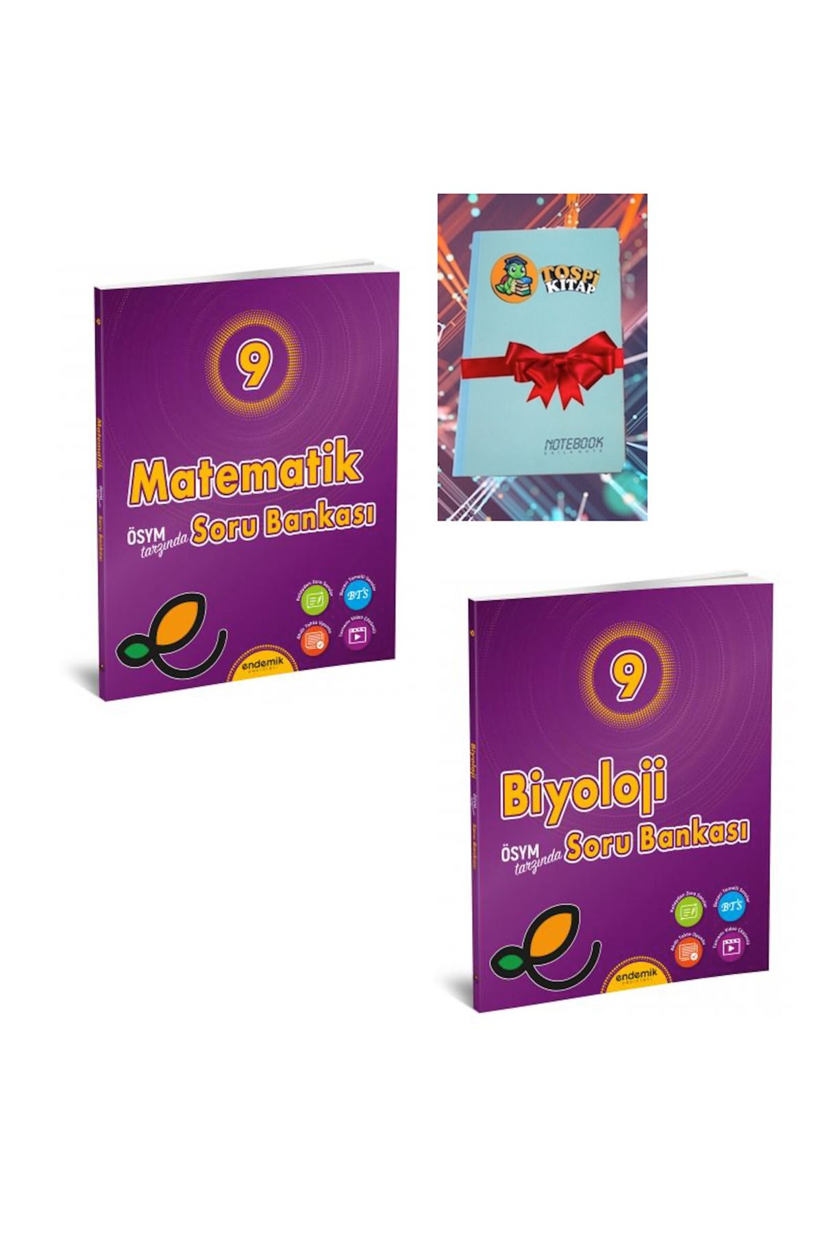 Karma Kitaplar 9.Sınıf MATEMATİK + BİYOLOJİ Soru Bankası- Yeni (DEFTER HEDİYELİ)