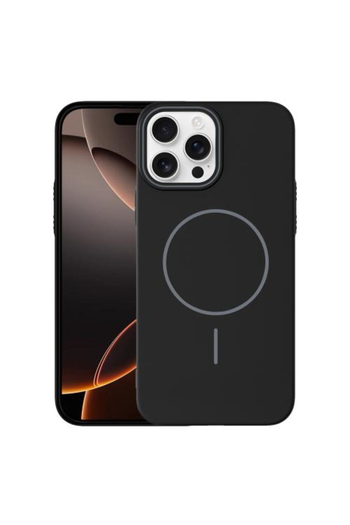 Teleplus iPhone 16 Pro Max Kılıf Manyetik Şarj Özellikli IC GLS Lansman Leke Tutmaz Kapak