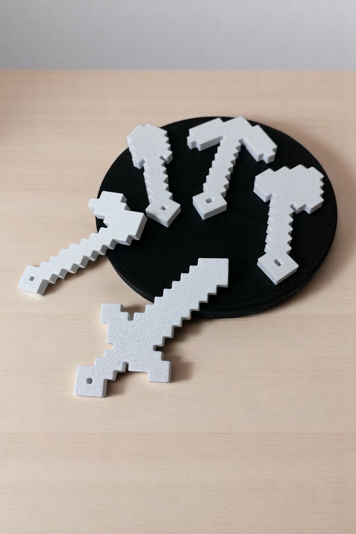 GiginGo Mega Minecraft Alet Seti | 5cm Mini Oyuncak Silah ve Araç Figürleri – 5’li Koleksiyon