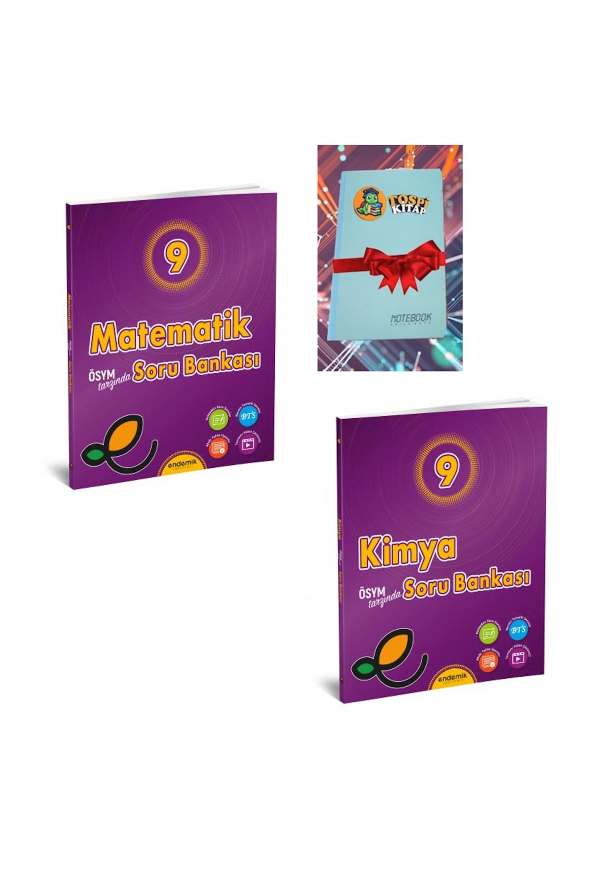 Karma Kitaplar 9.Sınıf MATEMATİK + KİMYA Soru Bankası- Yeni (DEFTER HEDİYELİ)