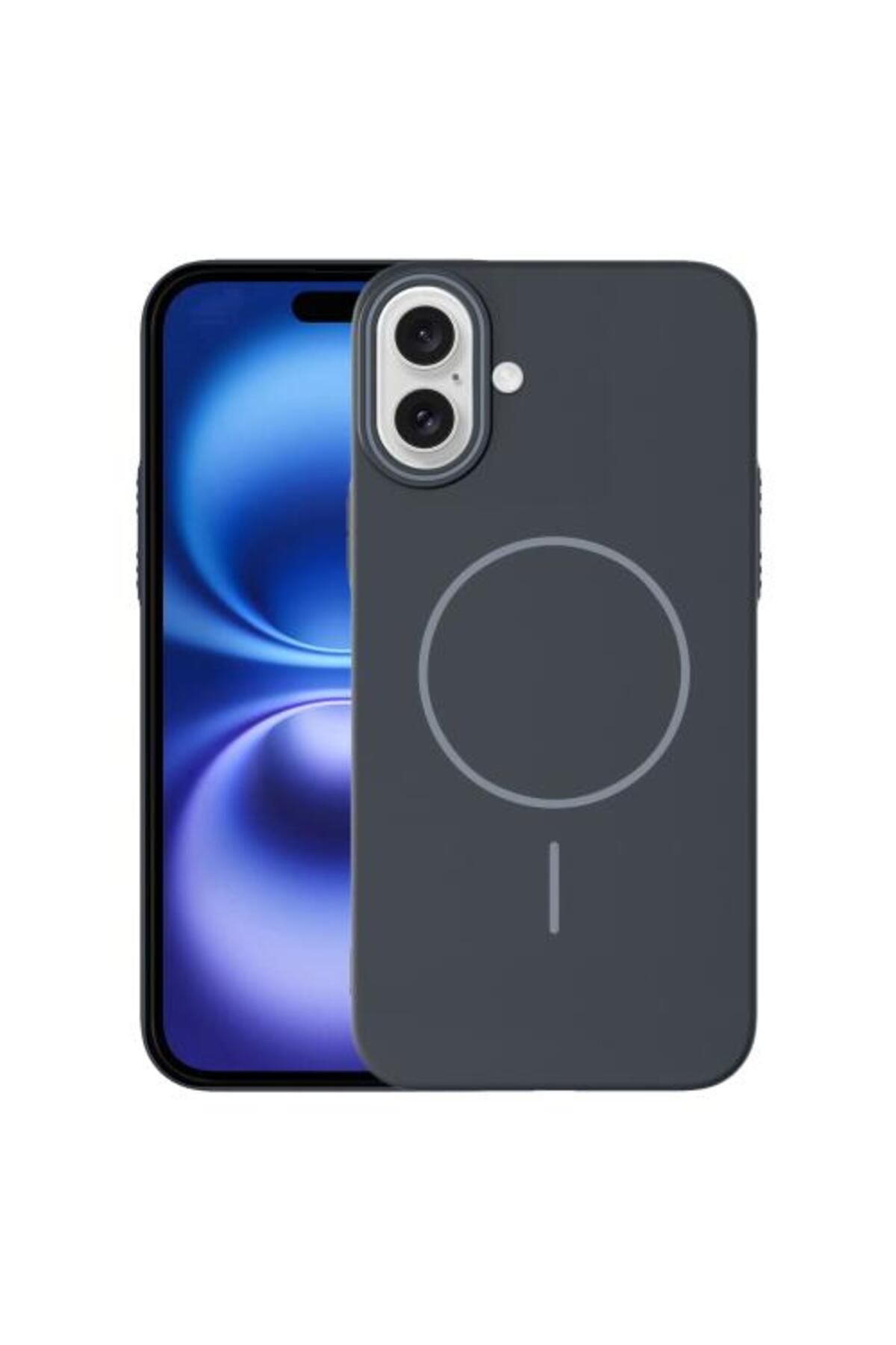 Teleplus iPhone 16 Kılıf Manyetik Şarj Özellikli IC GLS Lansman Leke Tutmaz Kapak
