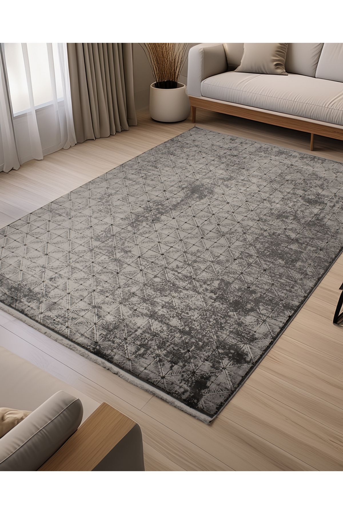 akbel halı & yatak exclusive home design AKBEL M244H BLACK SİYAH