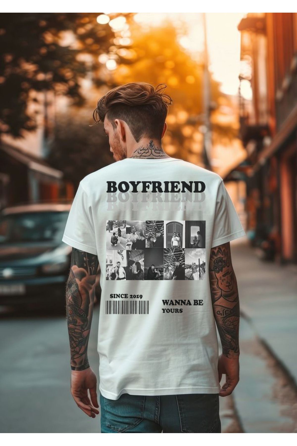beloved.co kişiye özel-hediye tasarım boyfriend yazılı sevgili-couple t-shirt