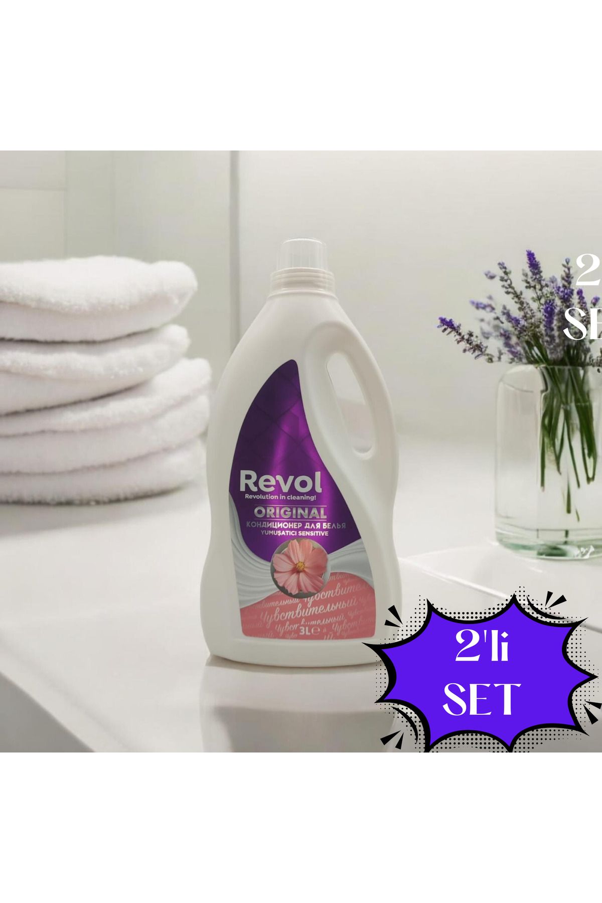 REVOL Çamaşır Yumuşatıcısı Sensitive 2'li Set