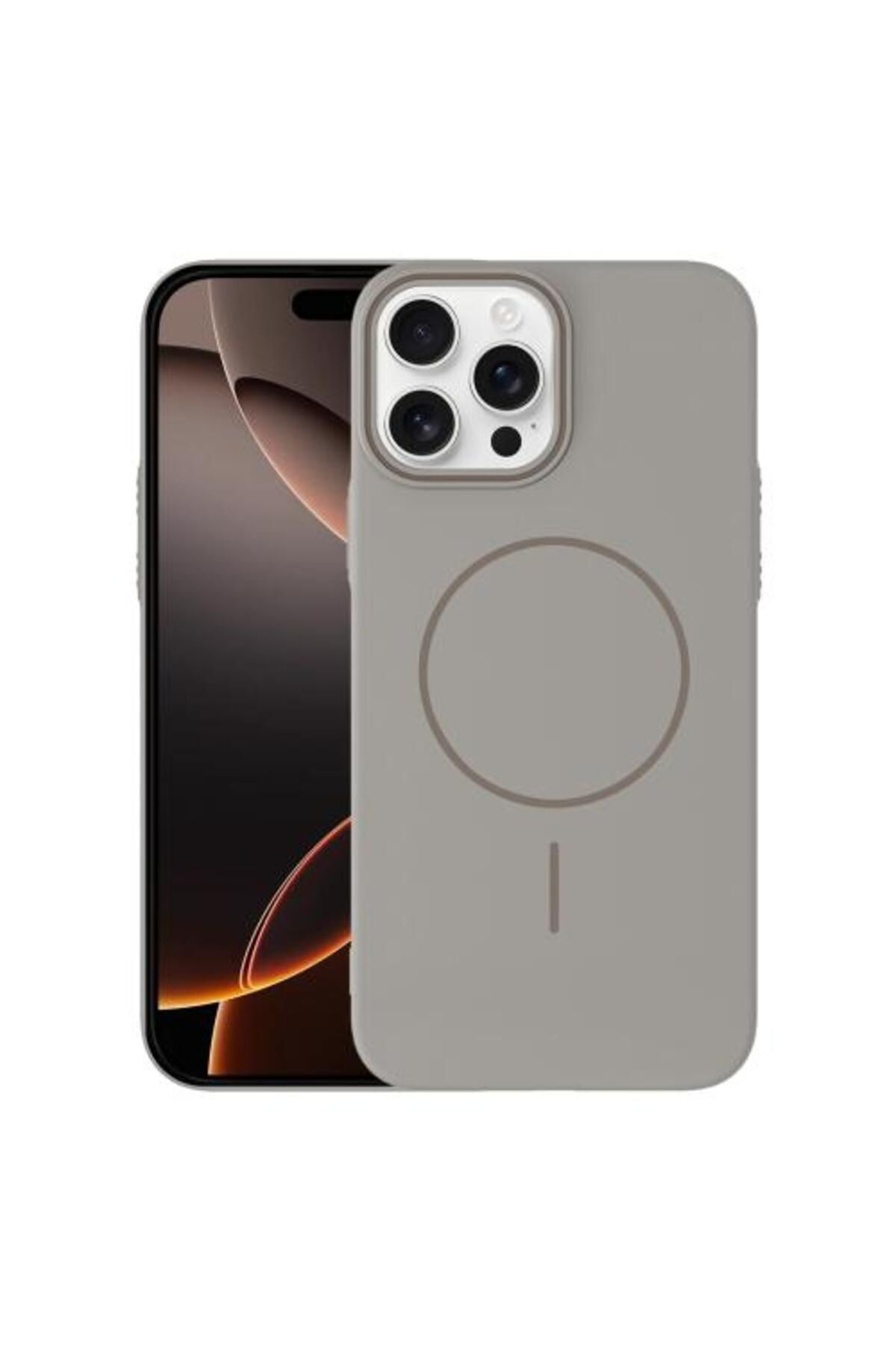 Teleplus iPhone 16 Pro Max Kılıf Manyetik Şarj Özellikli IC GLS Lansman Leke Tutmaz Kapak