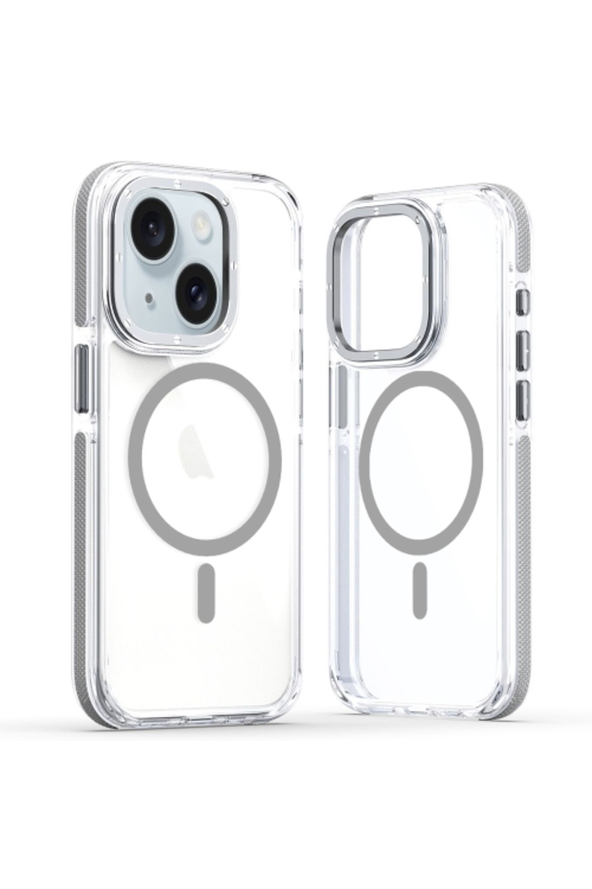 Teleplus iPhone 15 Kılıf Manyetik Şarj Özellikli PX Acrylic Hybrid TPU Kapak