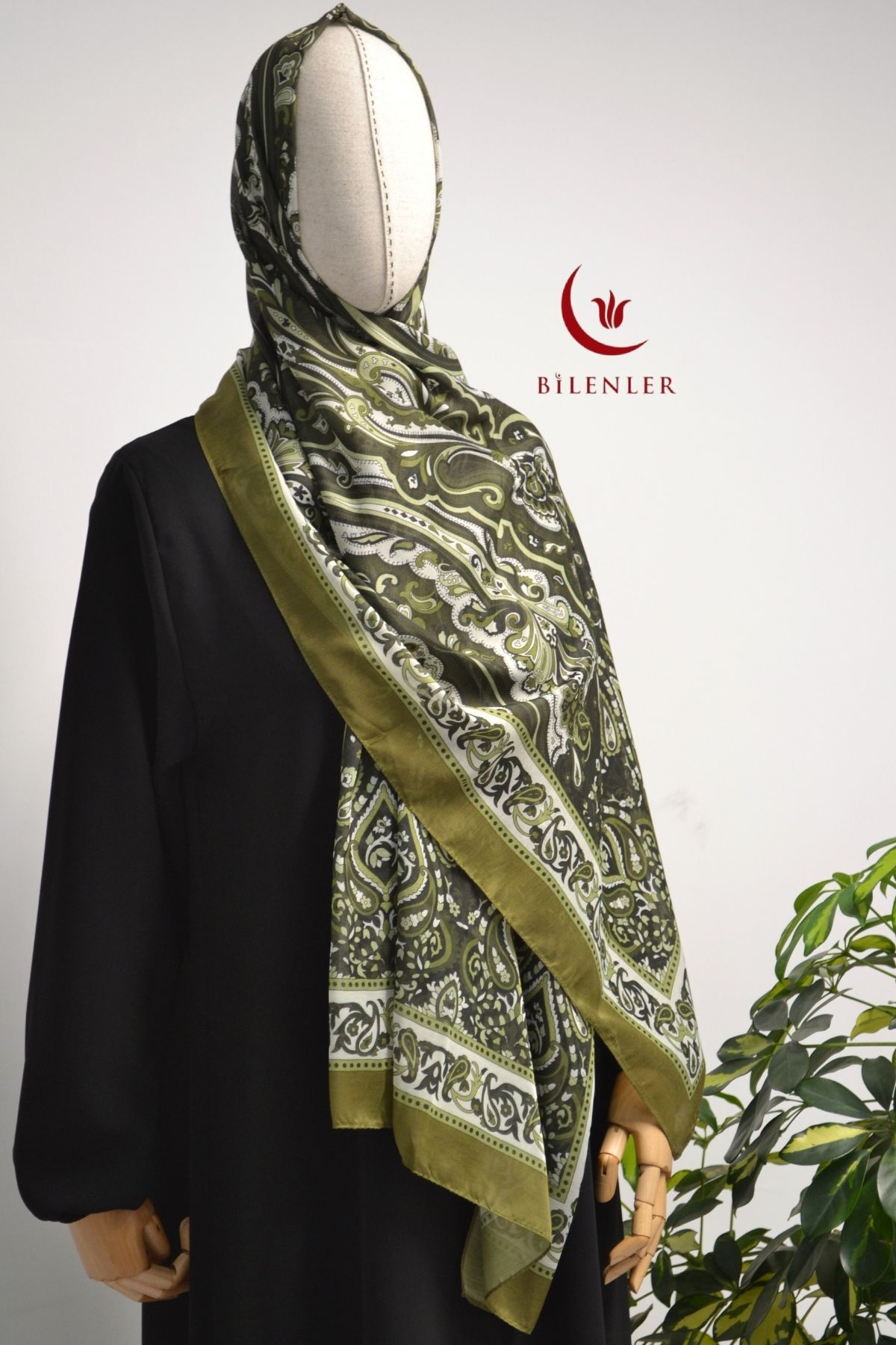 Bilenler Etnik Desenli Pamuklu Şal – 70x190 cm