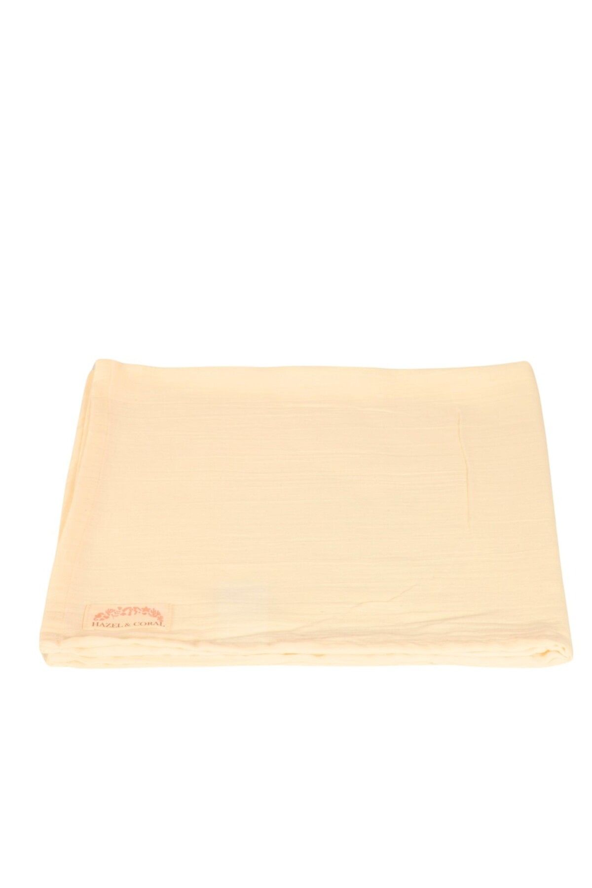 Hazel Coral 2 Katlı Müslin Bebek Örtüsü & Battaniyesi Sarı