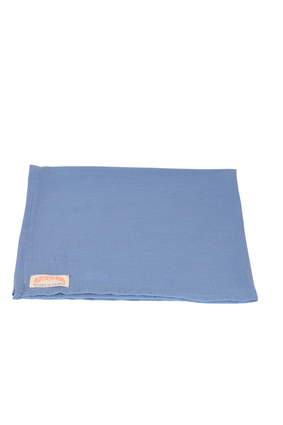 Hazel Coral 2 Katlı Müslin Bebek Örtüsü & Battaniyesi İndigo Mavisi