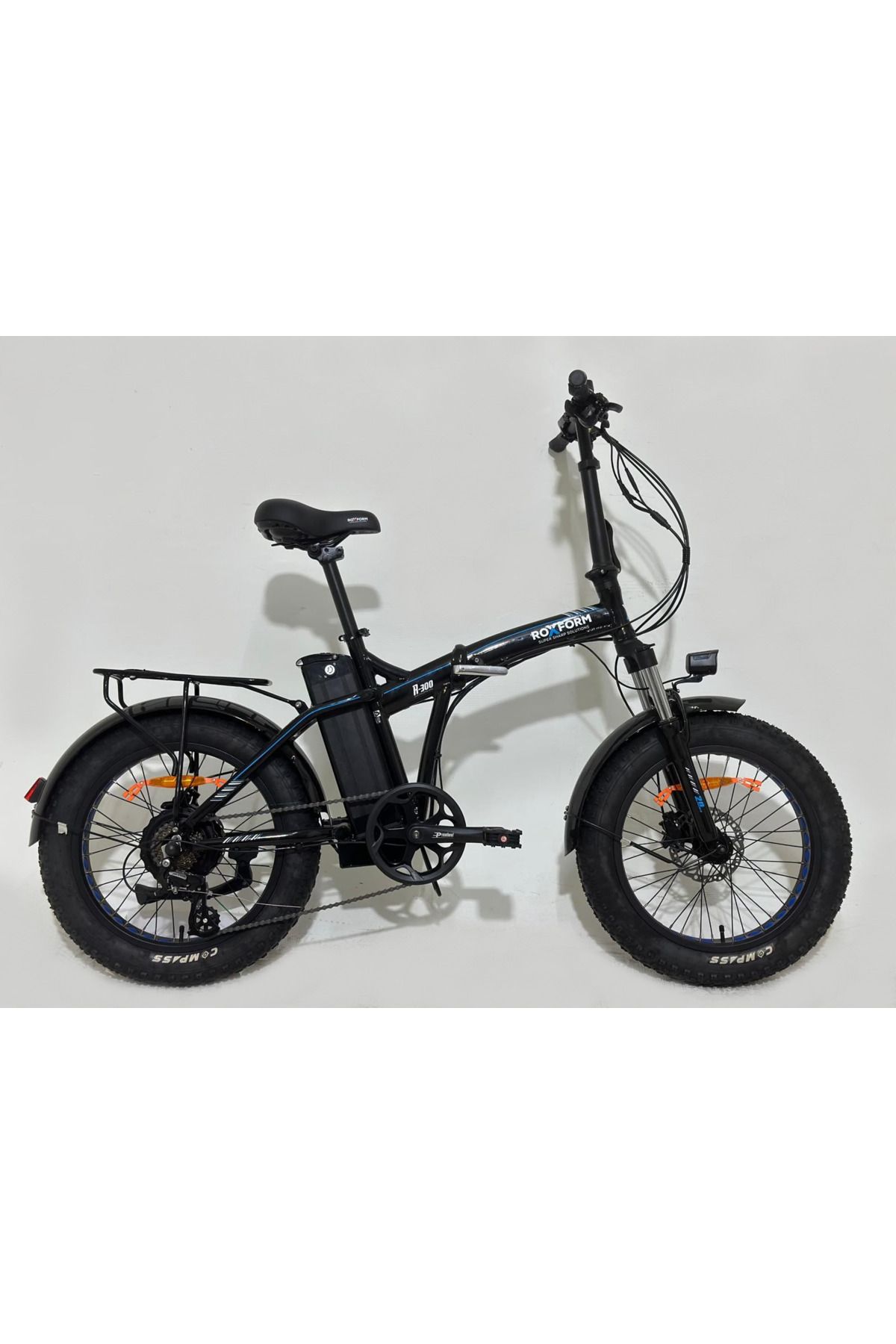 ROXFORM R-300 Elektrikli Katlanabilir Bisiklet 15AH Shimano Altus Hidrolik Fren Alüminyum Kadro