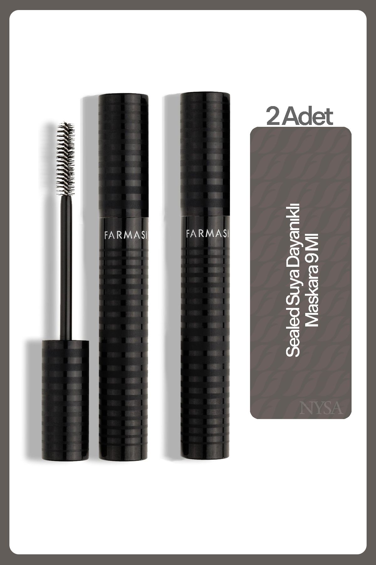Farmasi Sealed Suya Dayanıklı Maskara 9 Ml - 2 Adet