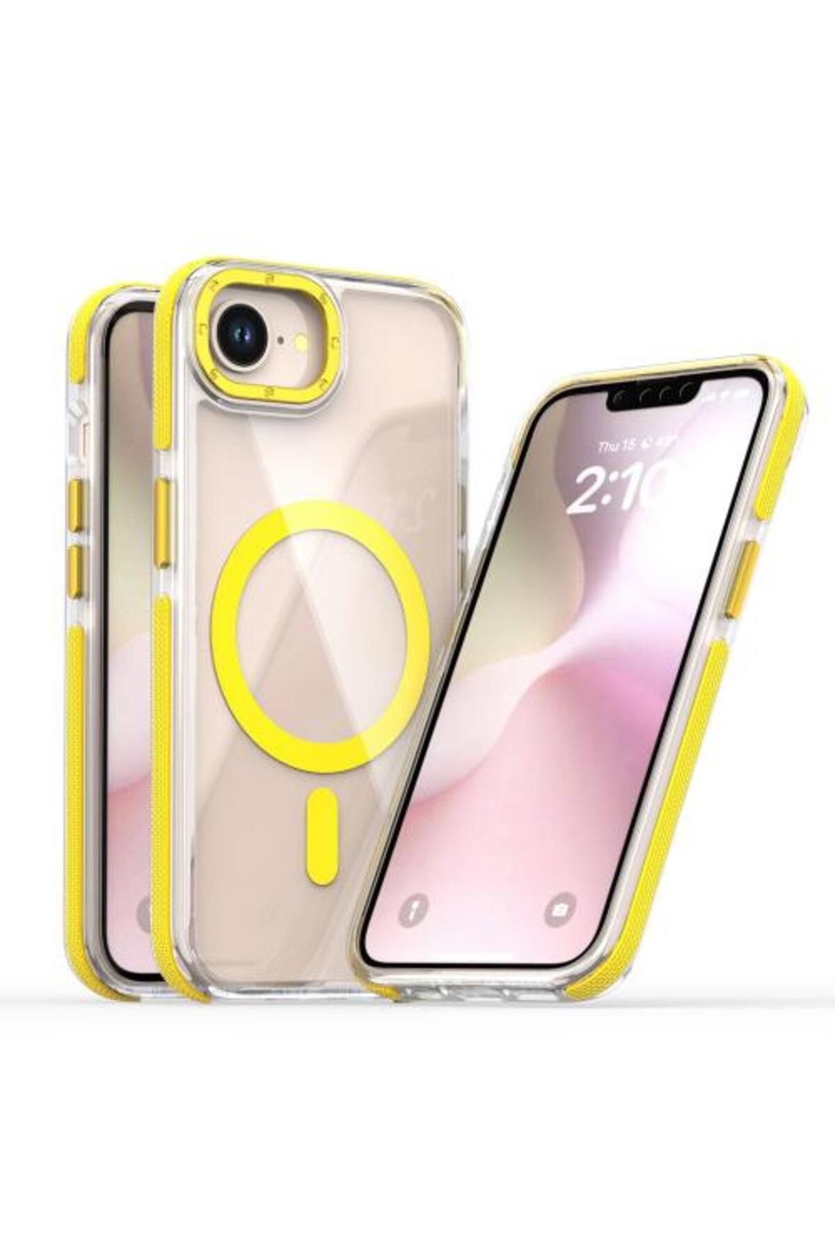 Teleplus iPhone 16E Kılıf Manyetik Şarj Özellikli PX Acrylic Hybrid TPU Kapak
