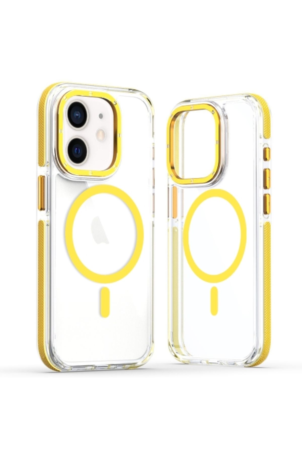 Teleplus iPhone 12 Kılıf Manyetik Şarj Özellikli PX Acrylic Hybrid TPU Kapak