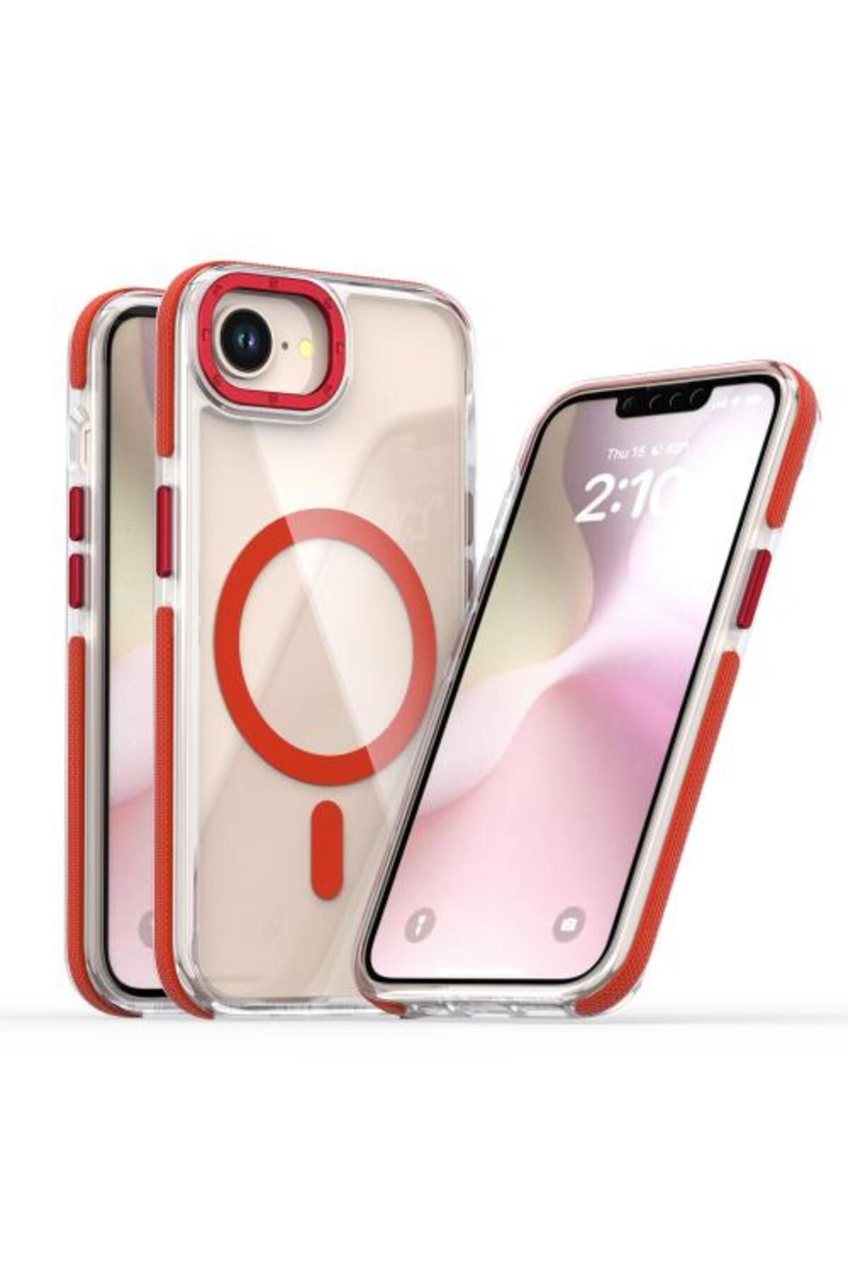 Teleplus iPhone 16E Kılıf Manyetik Şarj Özellikli PX Acrylic Hybrid TPU Kapak