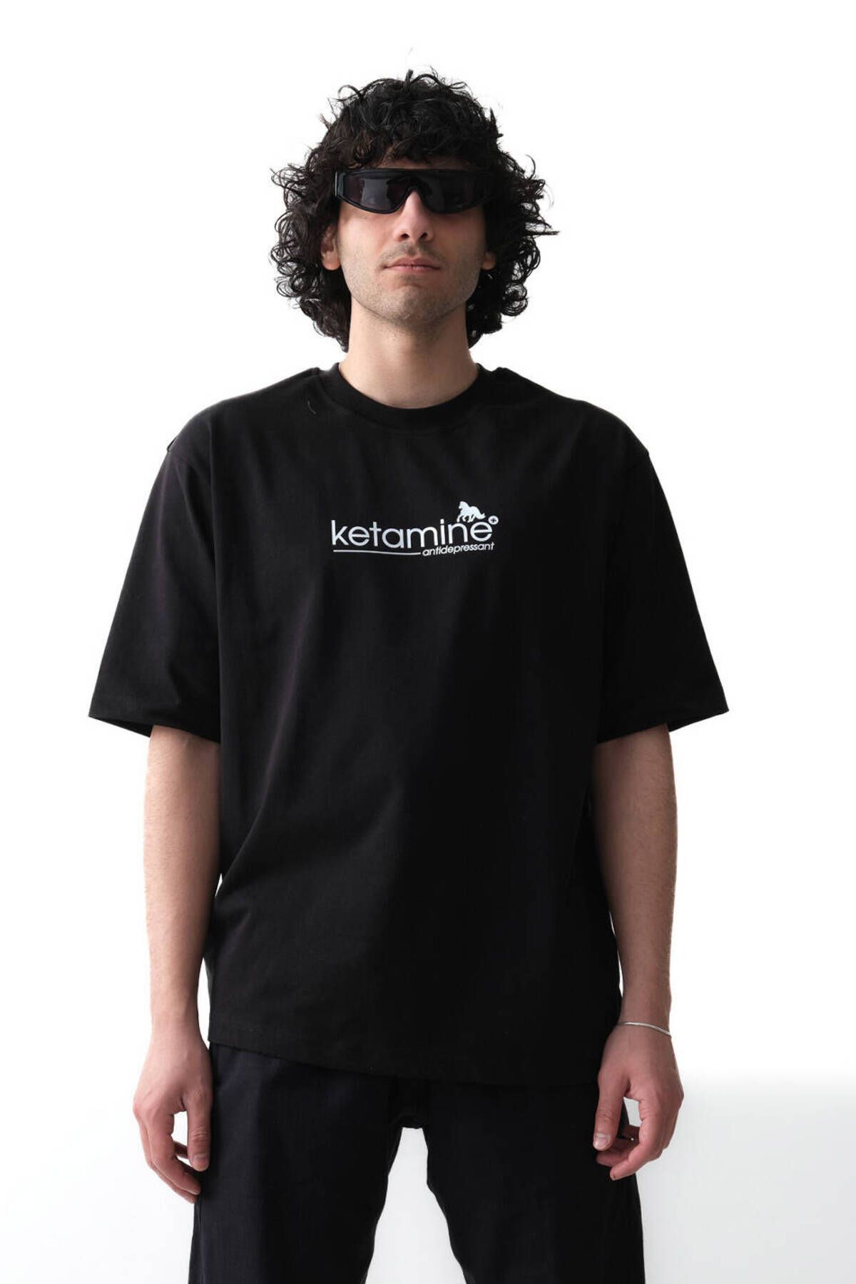 1887CLO KTMN Siyah Oversize Tişört