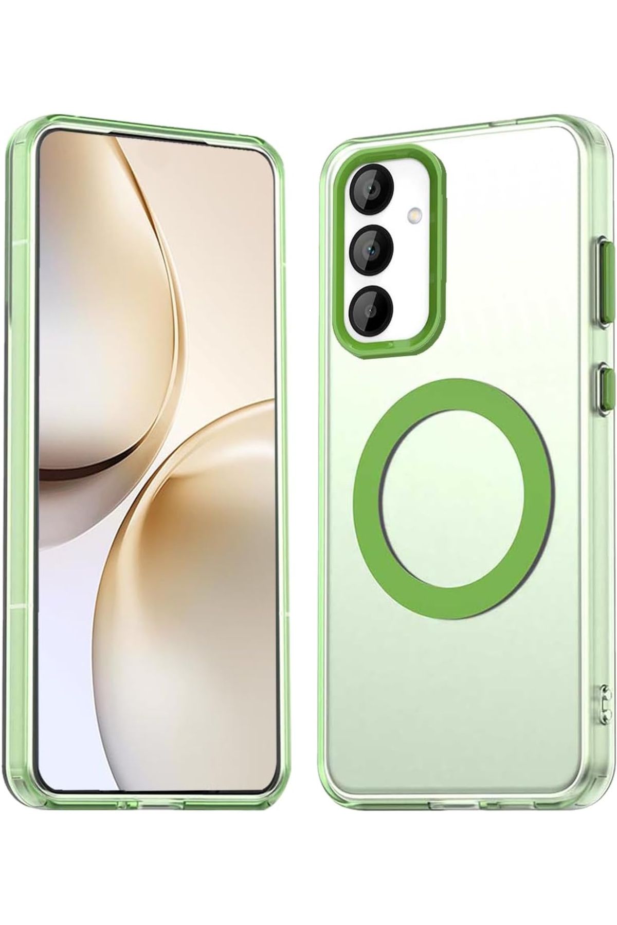 m.tk moveteck Samsung Galaxy A26 Kılıf Kamera Çıkıntılı Mat Magsafe Özellikli Kenarları Renkli Premium Sert Kapak