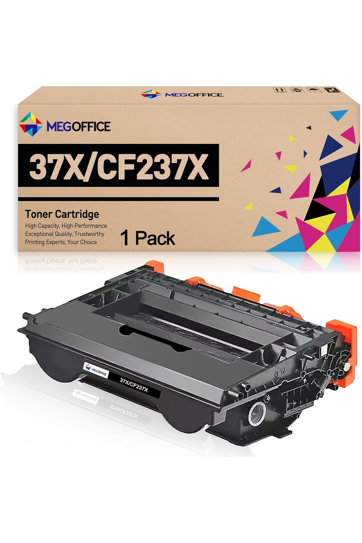 HP CF237X M607n M607dn M608n M608dn M608x M607 M608 M609 MFP M631 M632 M633 Series (Black, 1-Pack)