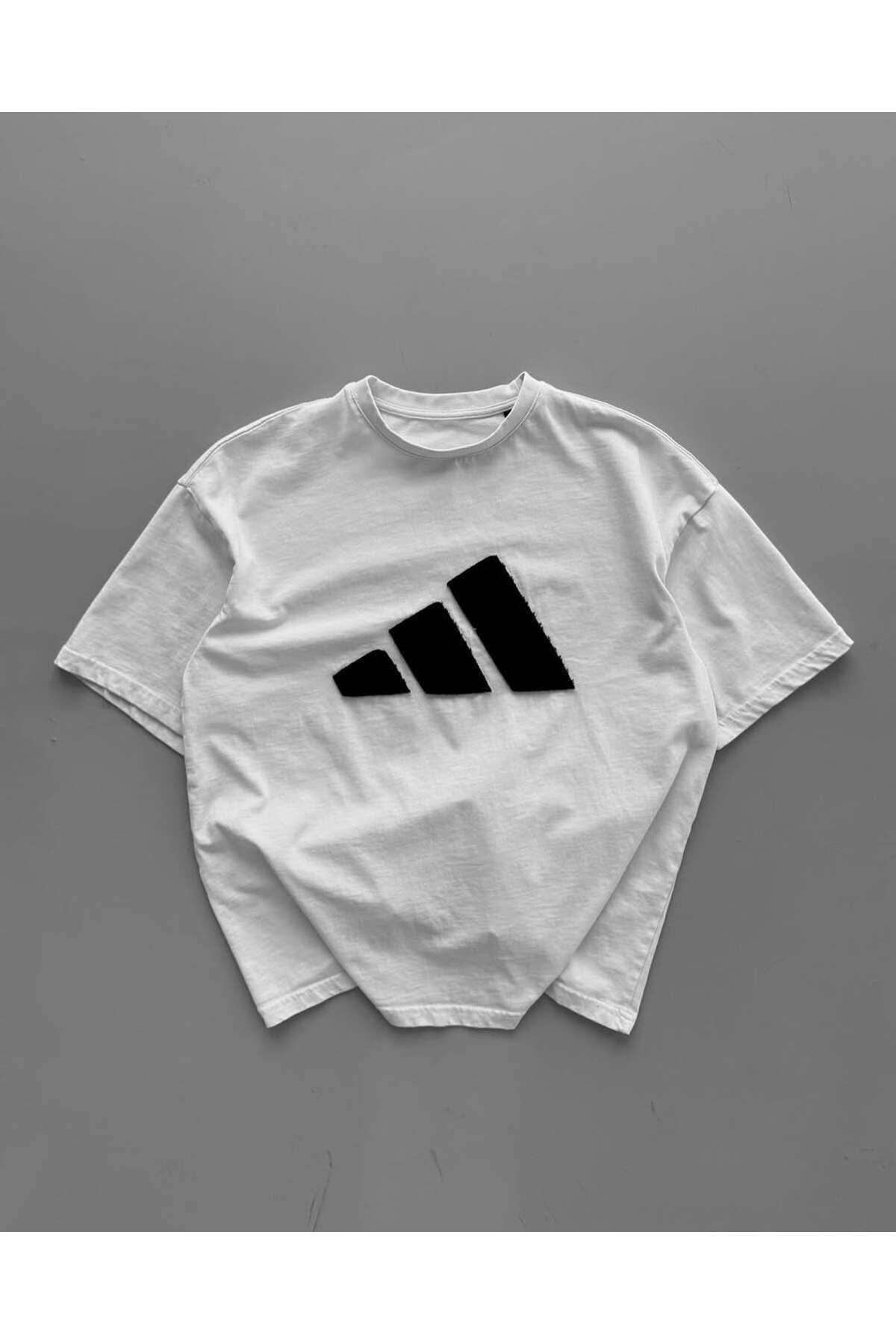ZENİSO BUTİK STWD. BAŞLIKLI NAKIŞLI OVERSIZE UNISEX T-SHIRT