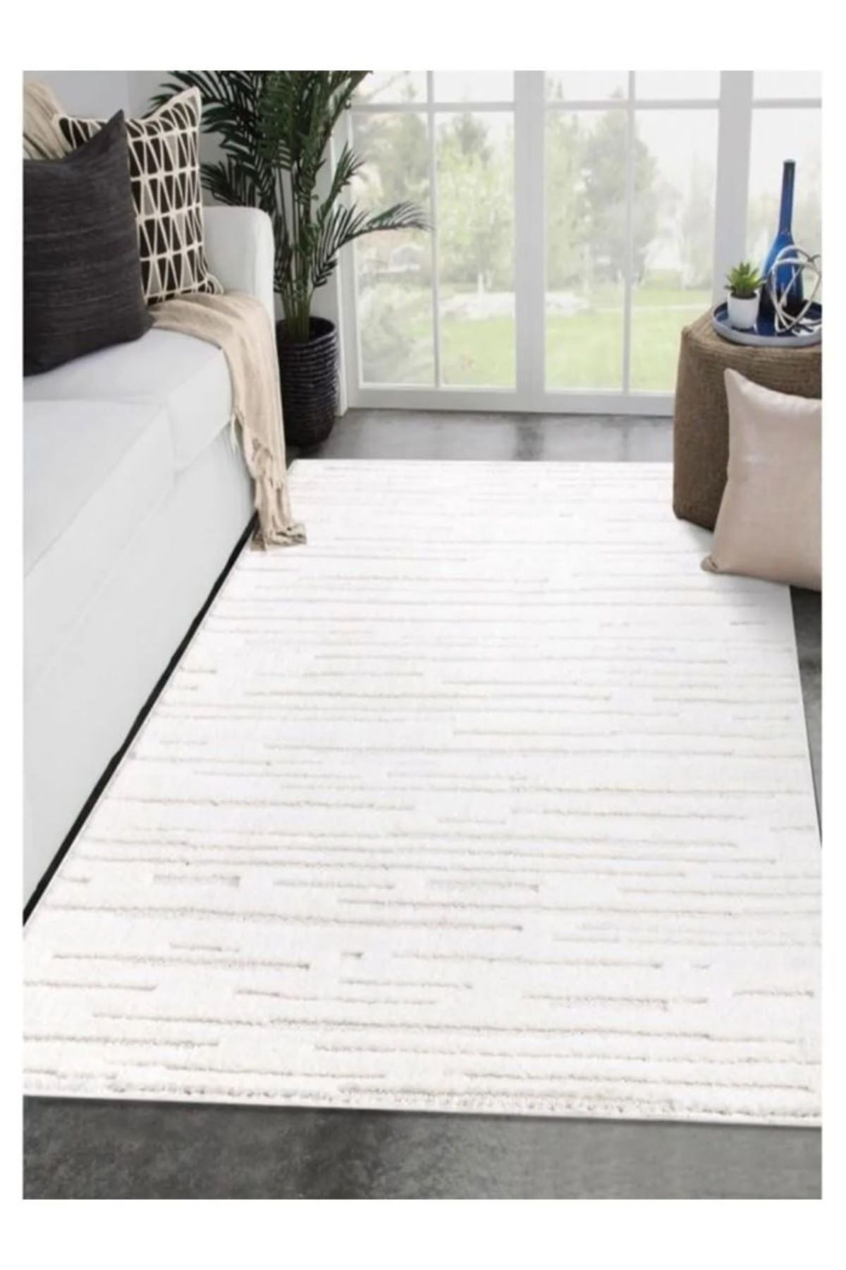 Andromeda PAMİRA PELUŞ SOFT BUKLE SHAGGY İSKANDİNAV DESENLİ OTURMA ÇOCUK YATAK ODASI HALISI