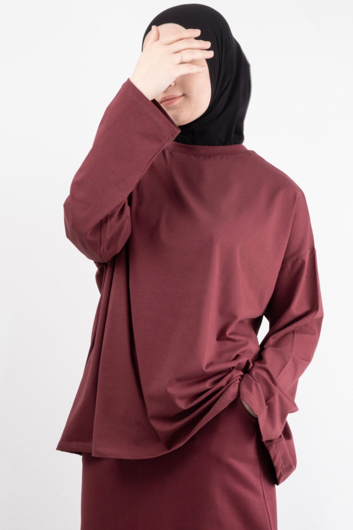 Vauva GENİŞ UZUN KOL OVERSIZE TSHIRT 25541