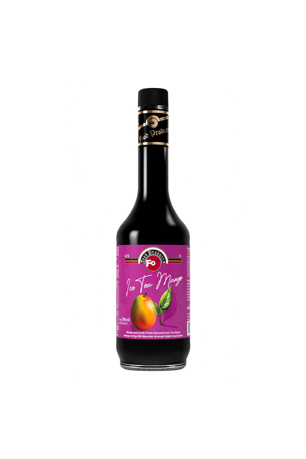 FO Mango Ve Egzotik Meyveler Aromalı Soğuk Çay Baz Şurubu 700 ml