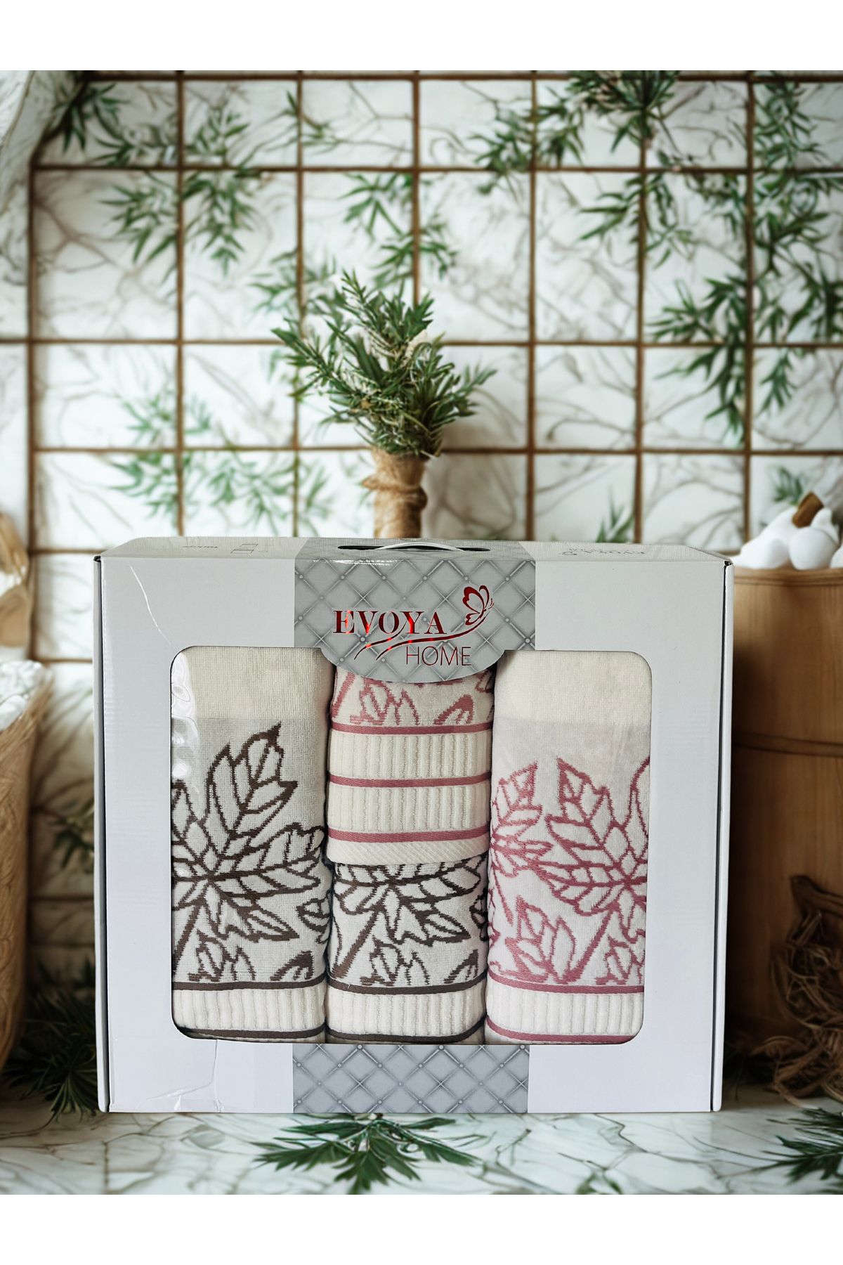 Home Lüks Organik Kadife Pamuk Hamam Takımı I 2 Adet 100x150 2Adet 50x90