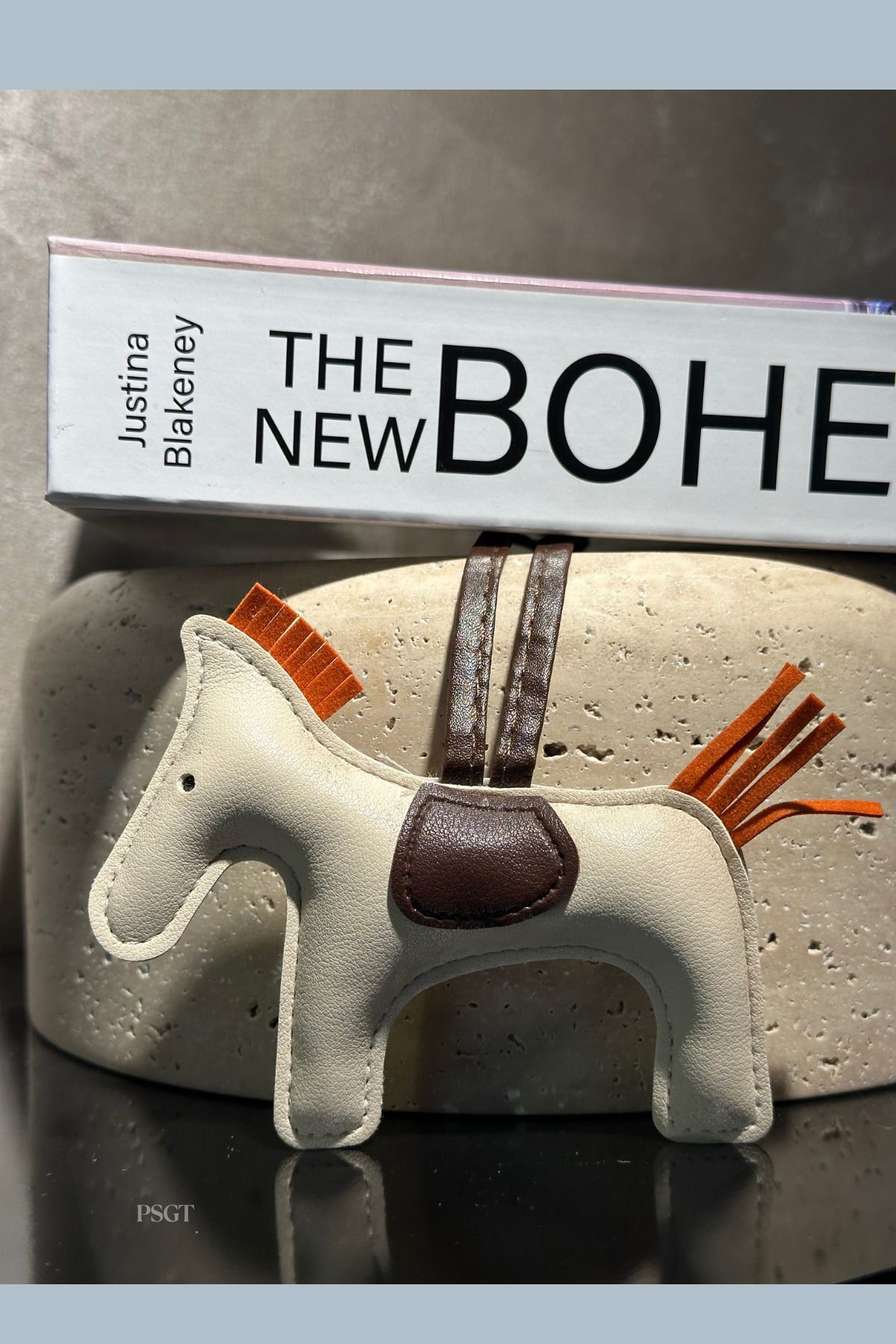 PSGT Horse El Yapımı Çanta Charm Anahtarlık Çanta Aksesuarı Bag Charm