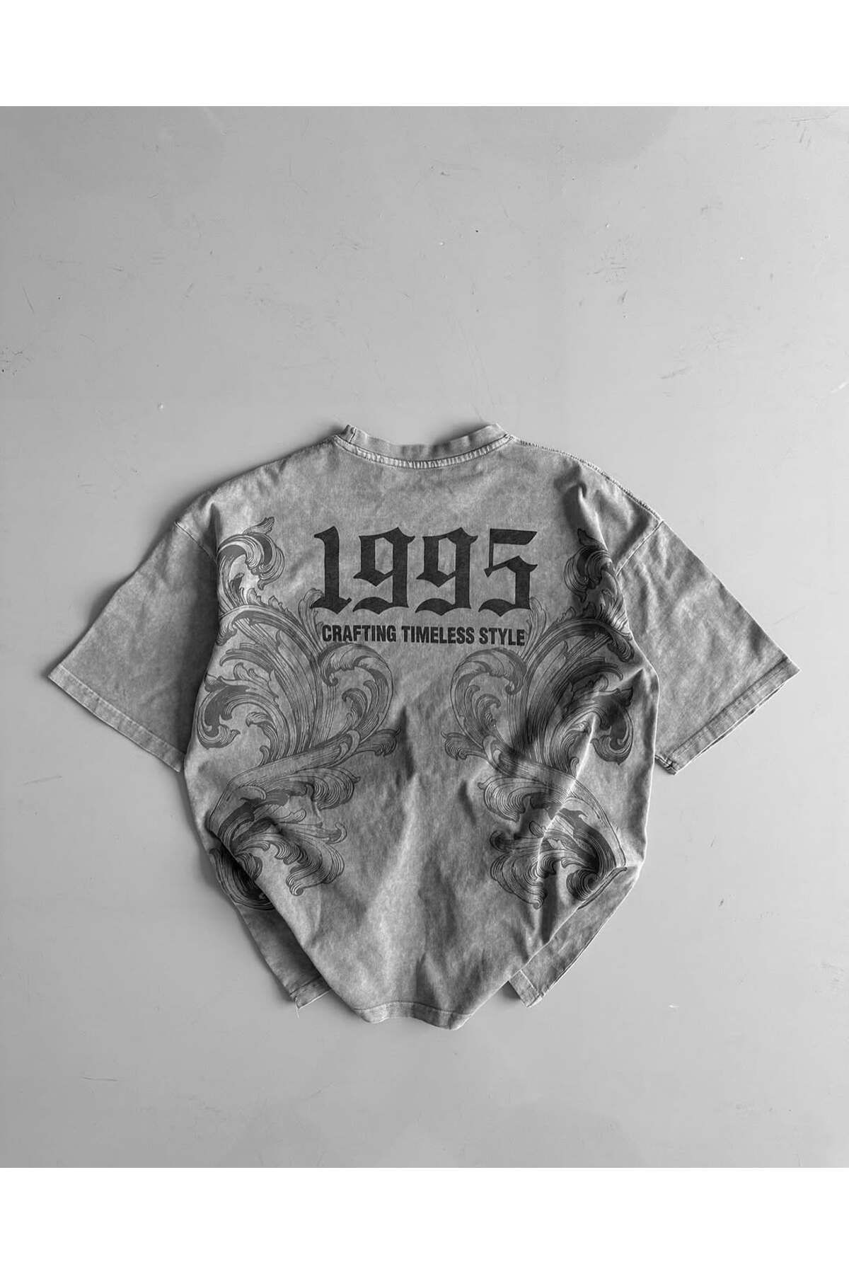 ZENİSO BUTİK STWD. BAŞLIKLI NAKIŞLI OVERSIZE UNISEX T-SHIRT